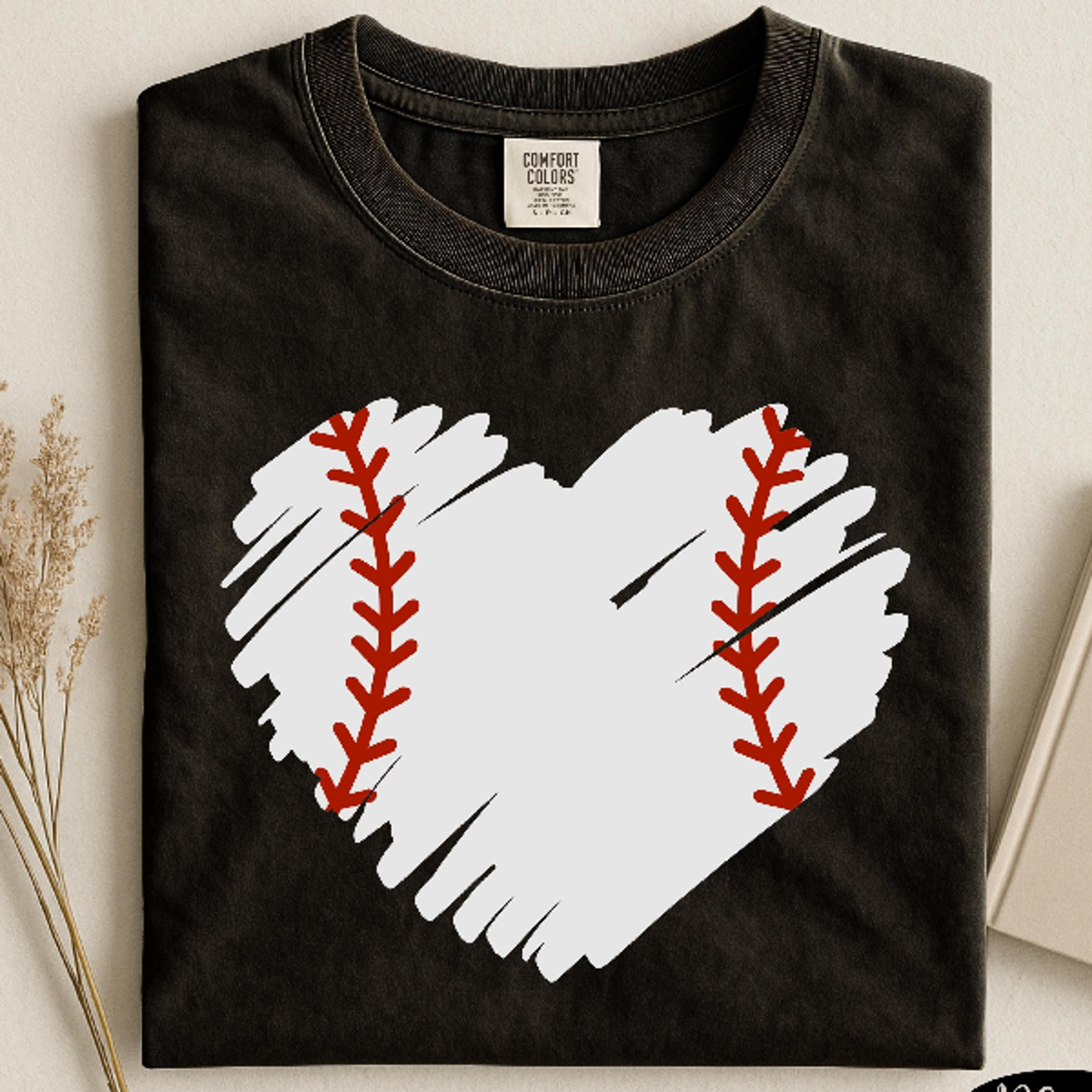 baseball heart shirt, cute baseball mama tee, game day apparel for women