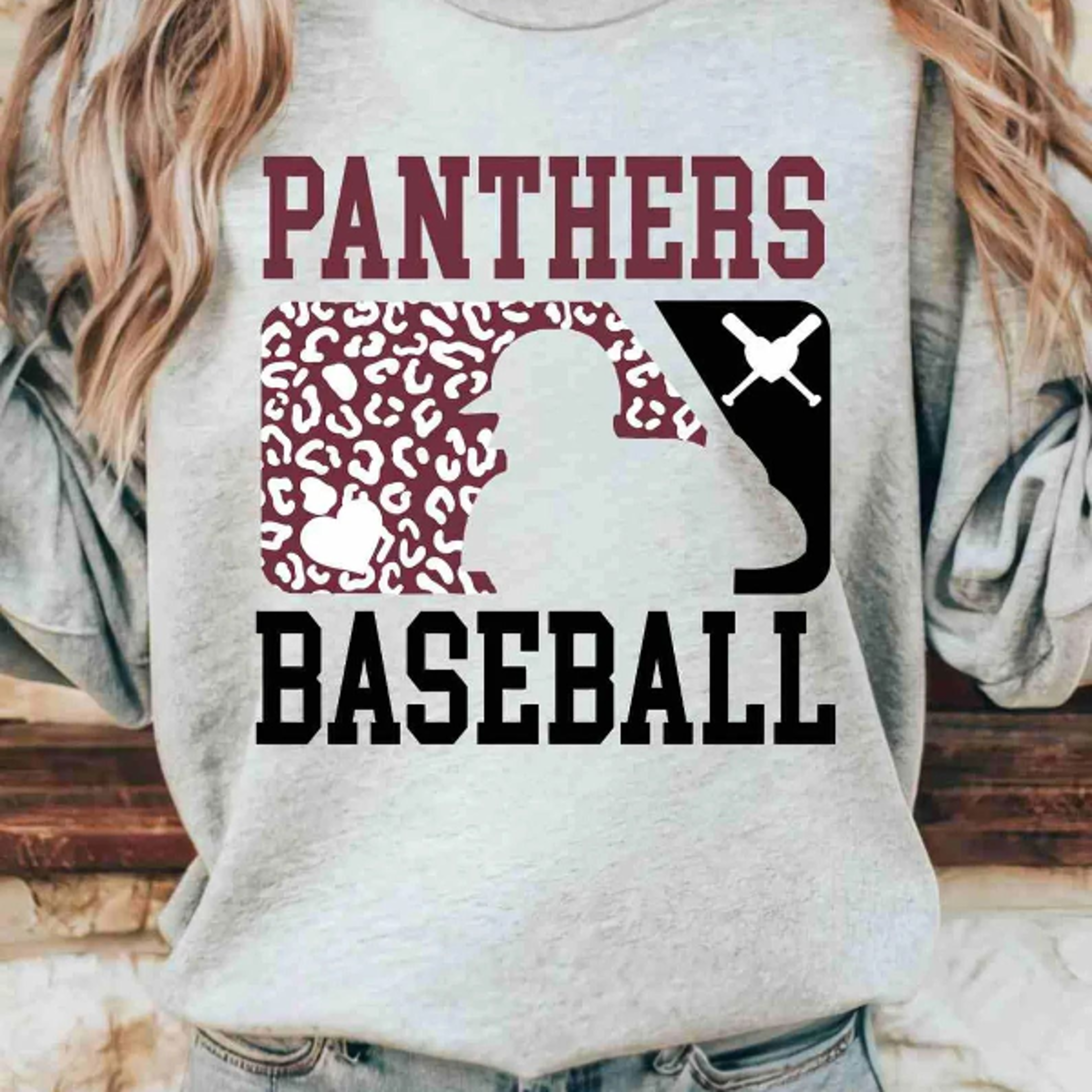 custom baseball team shirt – personalized mascot game day sweatshirt & tee