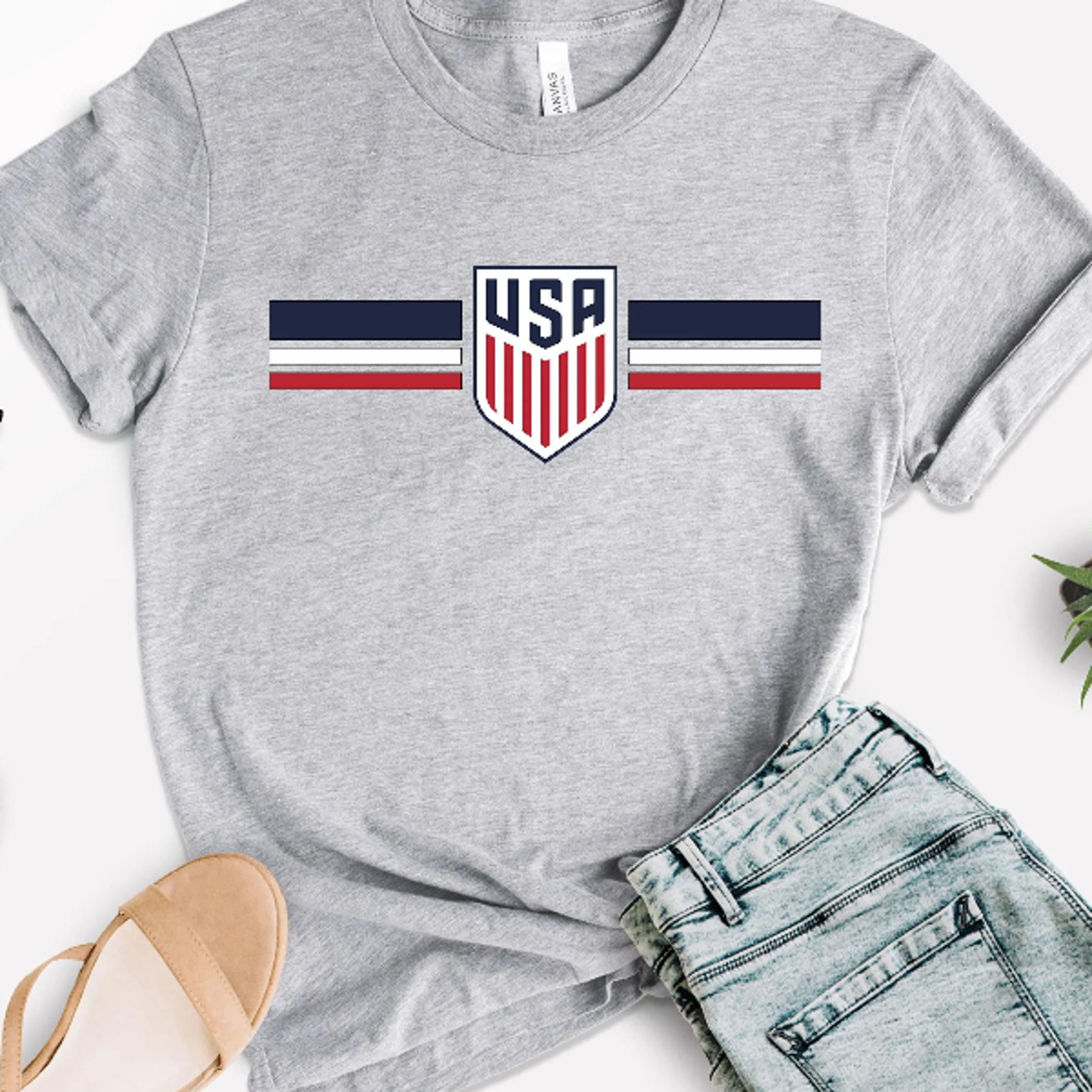 usa soccer t-shirt – world cup 2026 patriotic football fan tee