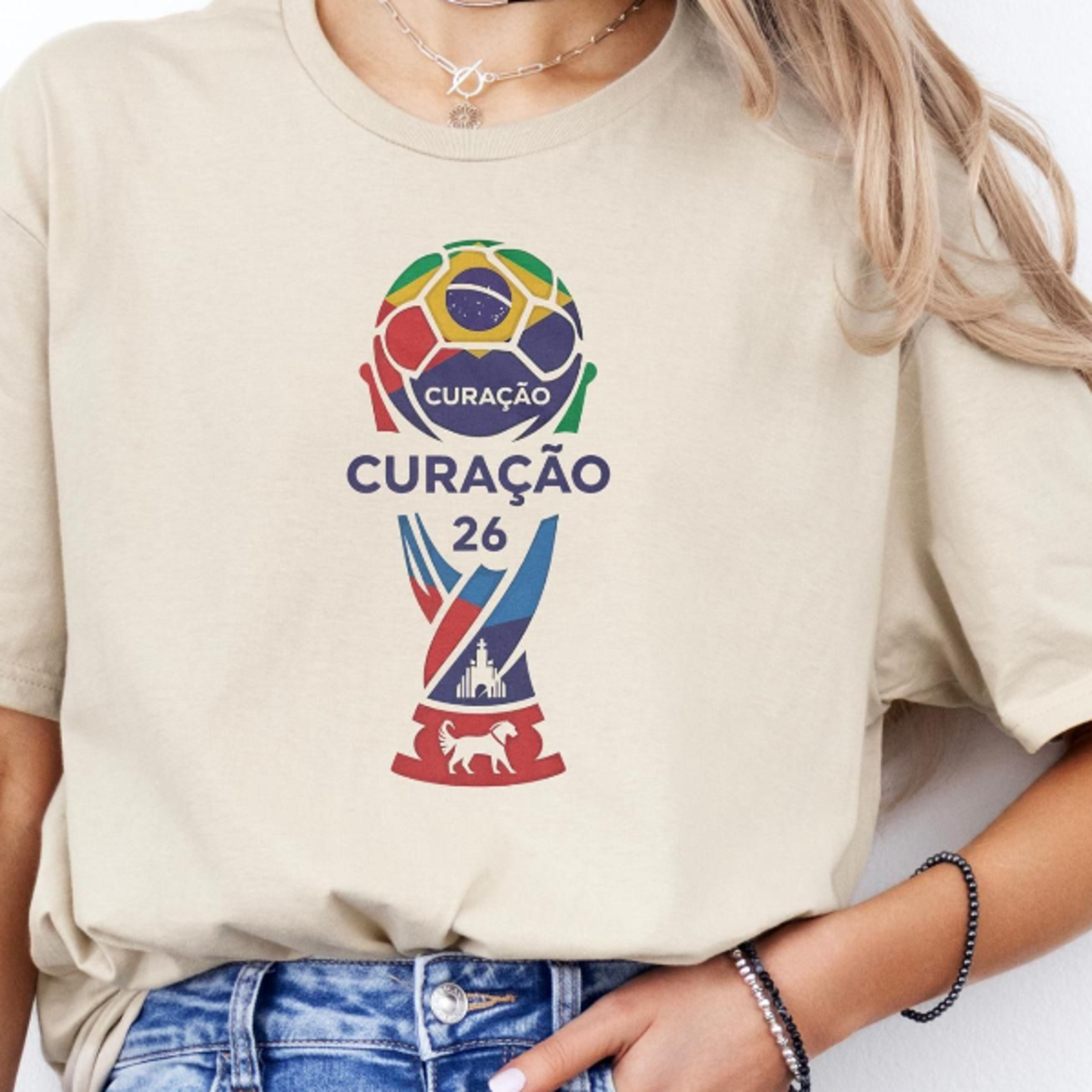curacao soccer trophy shirt – world tournament graphic football fan tee