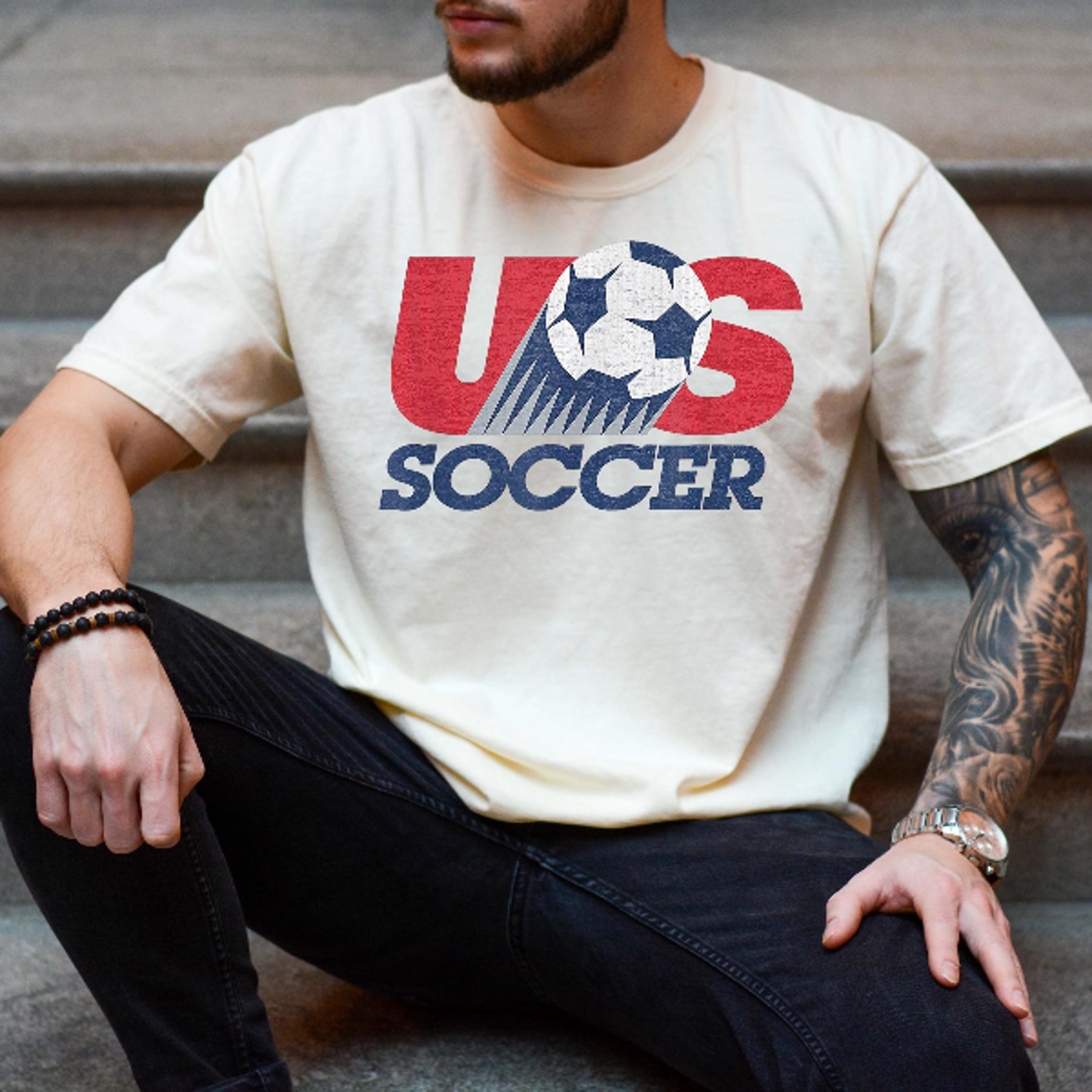 usa soccer retro shirt – vintage usa soccer comfort colors fan tee