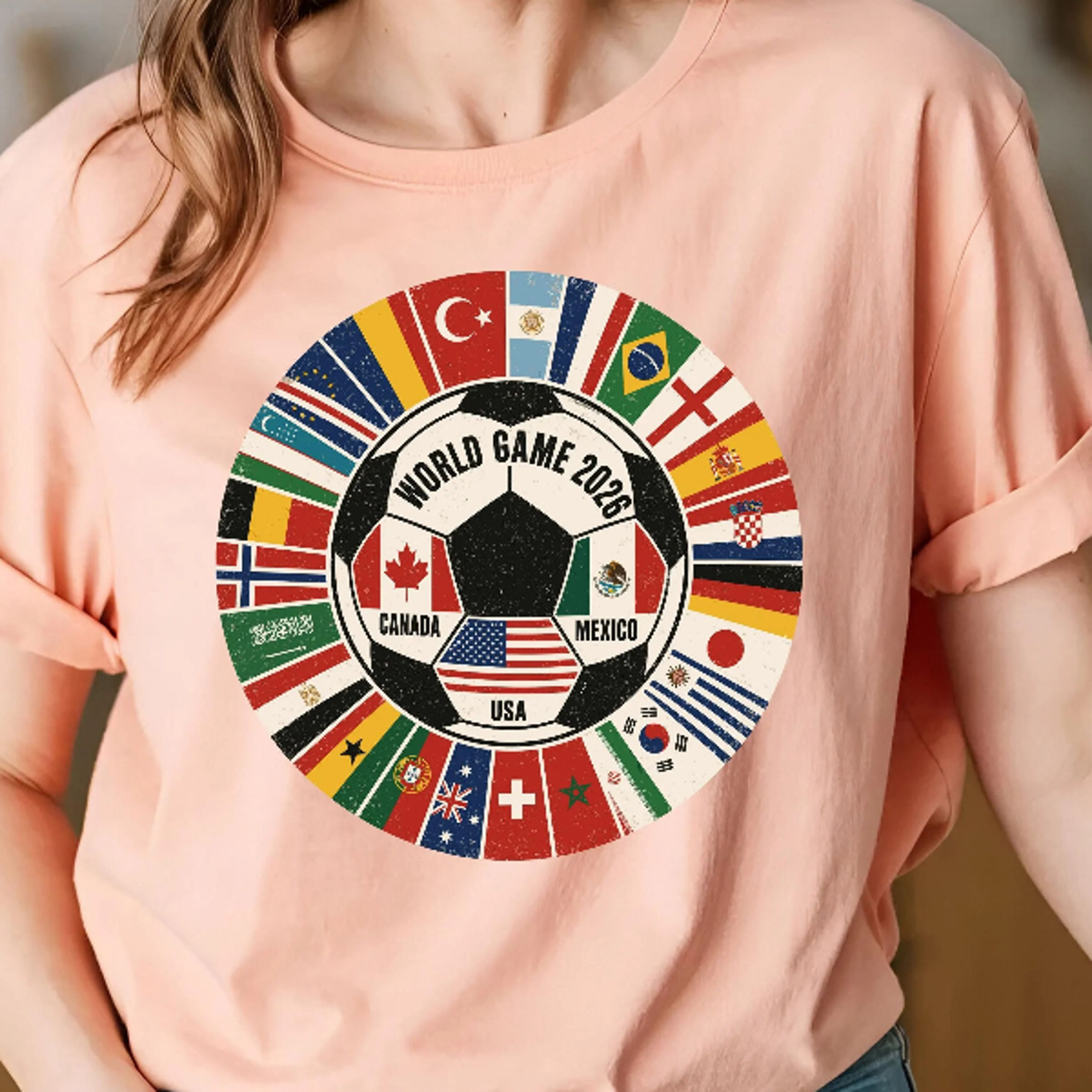 2026 soccer cup t-shirt – international football tournament fan tee
