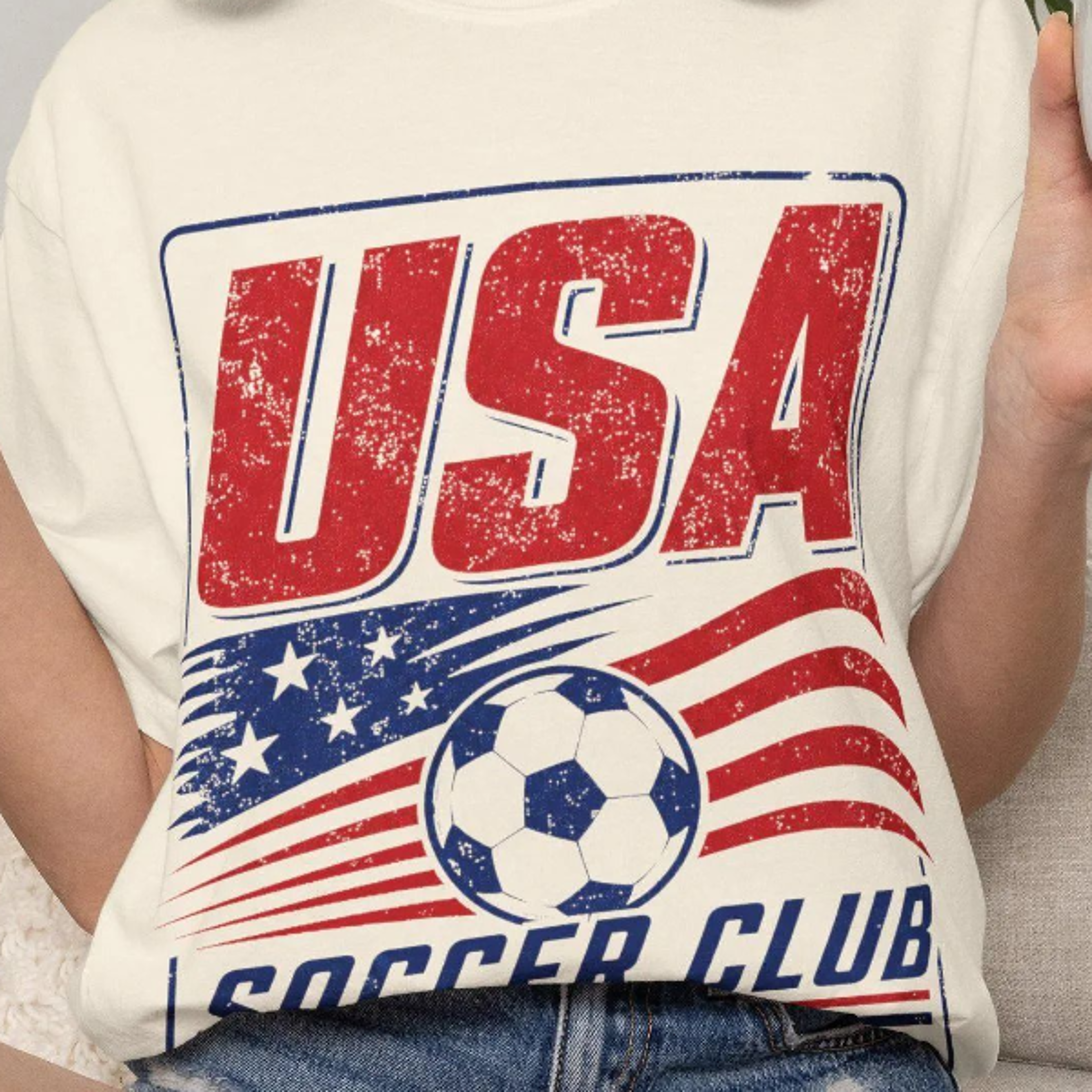 90s usa soccer retro team graphic t-shirt – vintage united states football tee