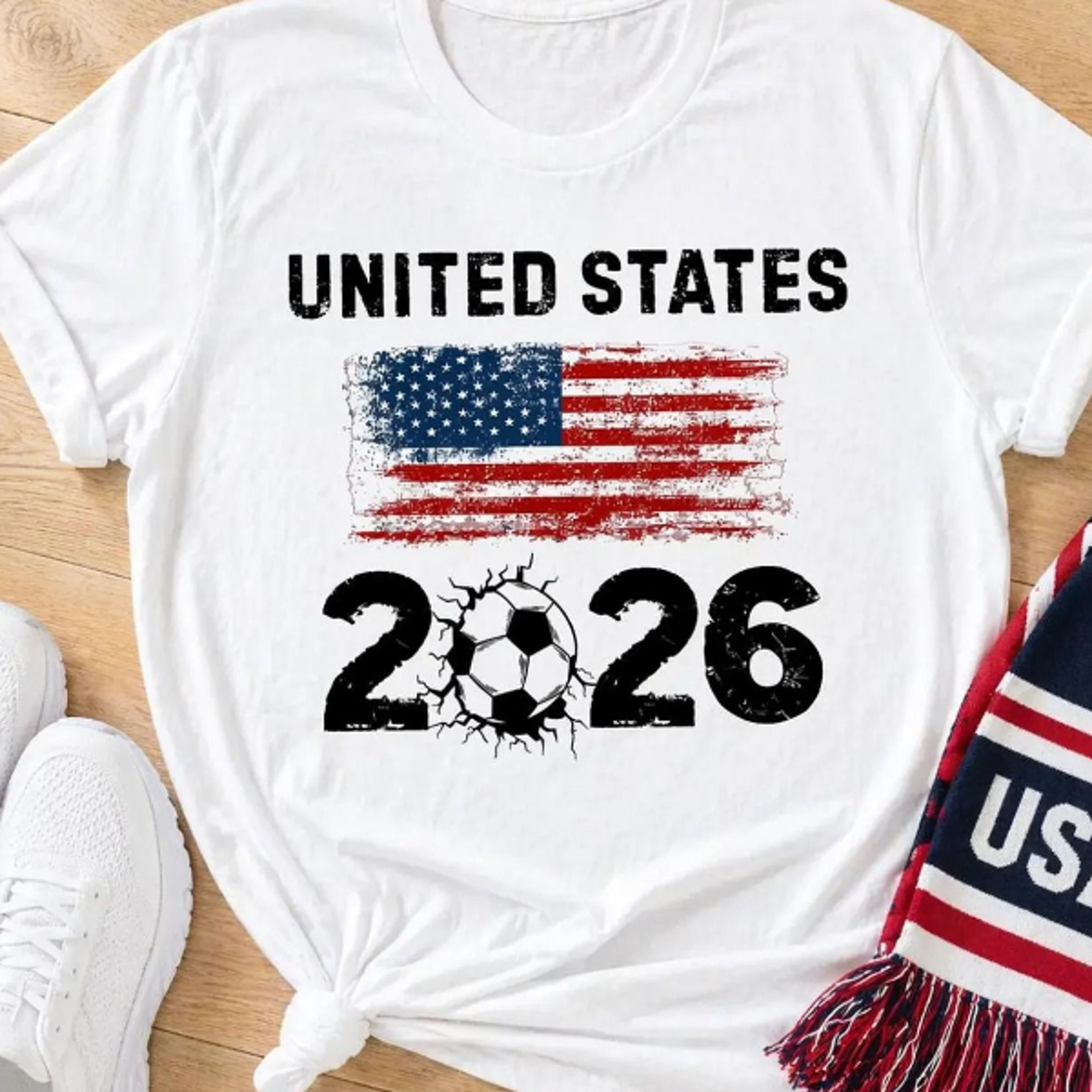usa soccer 2026 shirt – american flag football fan tee | world cup game day outfit