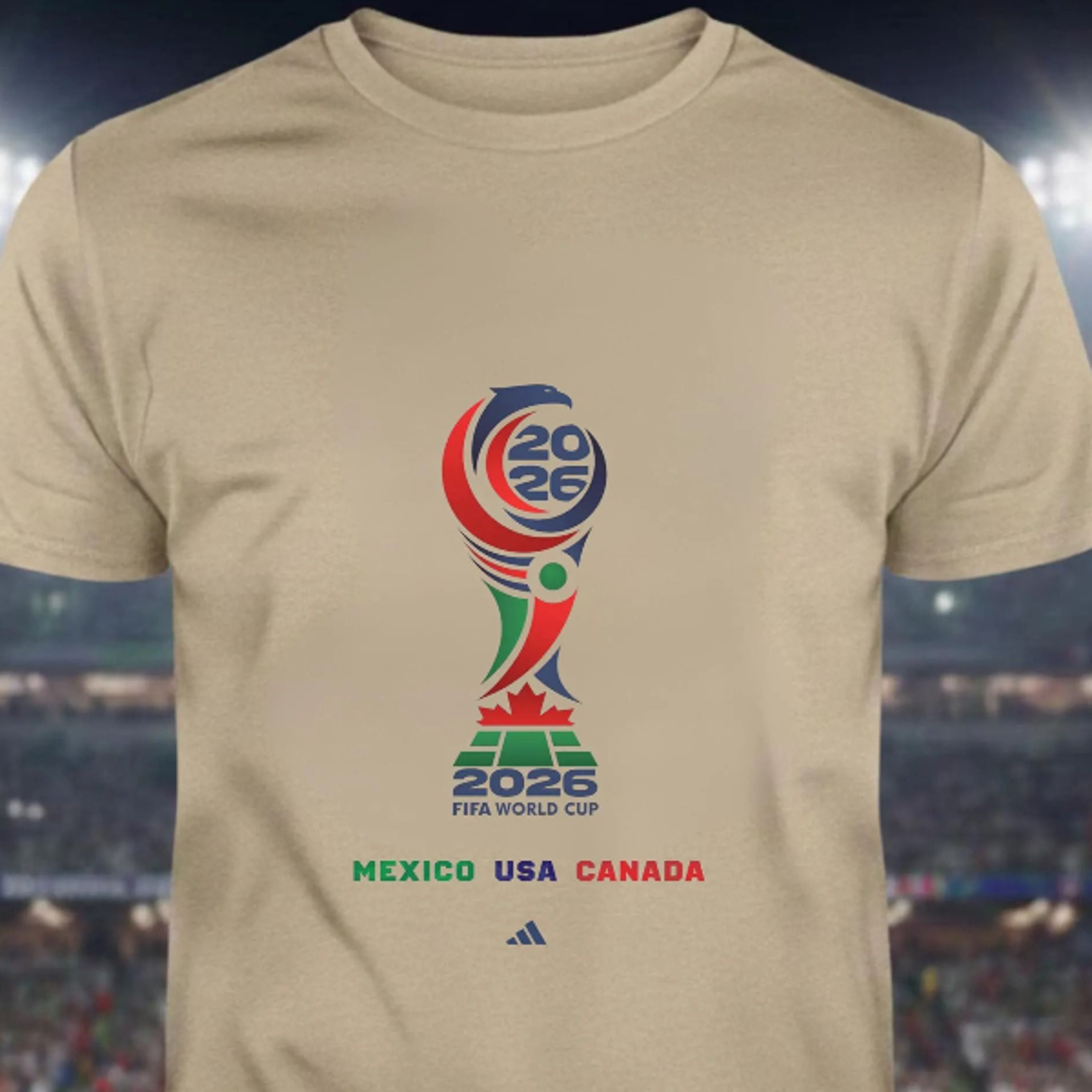 World Cup 2026 TShirt  Soccer Unisex Tee  USA Canada Mexico Fan Shirt 0