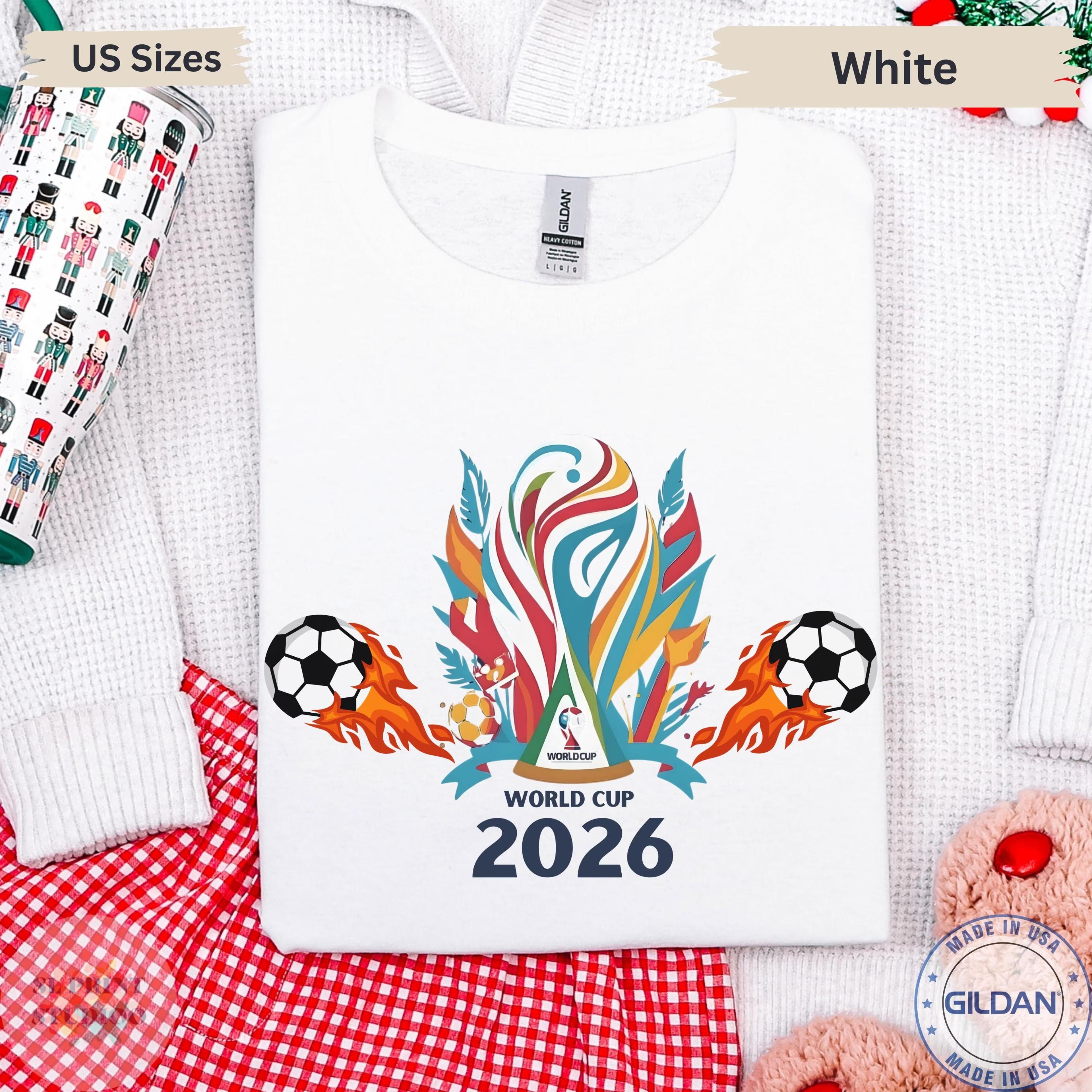 2026 World Cup Soccer Tee  USA Football Shirt  Youth  Adult Jersey  USA Canada Mexico Fan Shirt 1