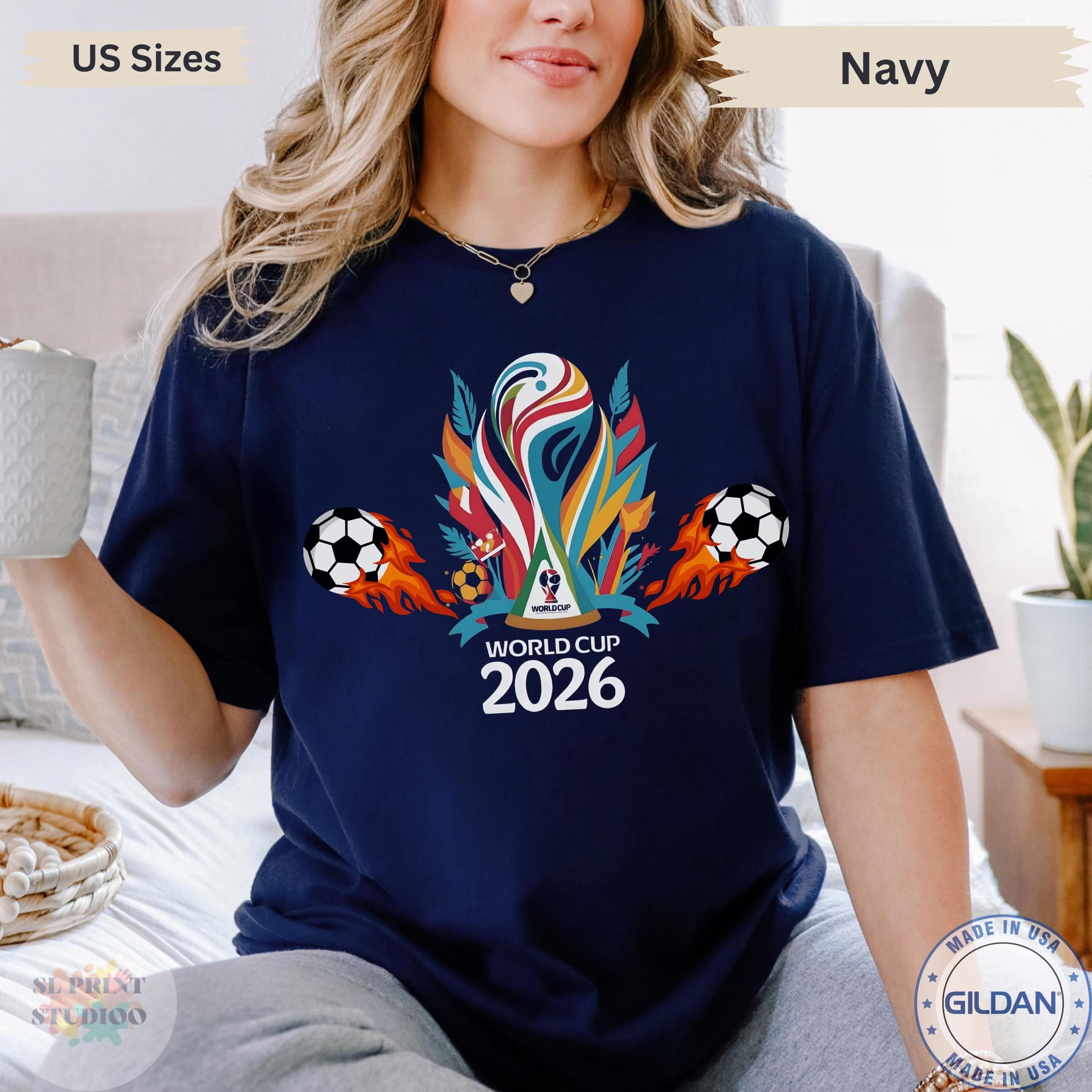 2026 World Cup Soccer Tee  USA Football Shirt  Youth  Adult Jersey  USA Canada Mexico Fan Shirt 2