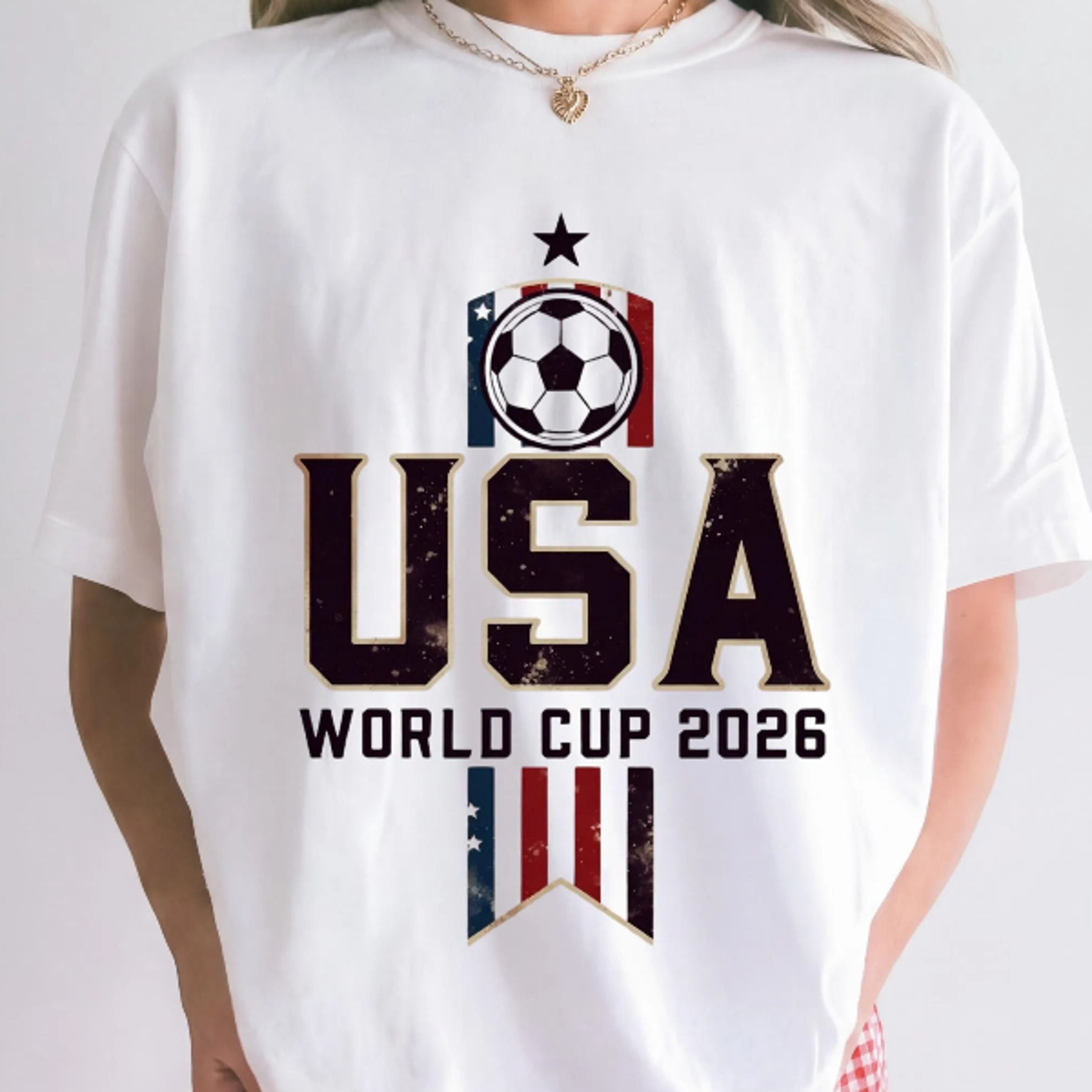 USA Soccer World Cup 2026 Shirt  Patriotic Soccer Tee  Vintage American Soccer Fan Game Day Shirt 0