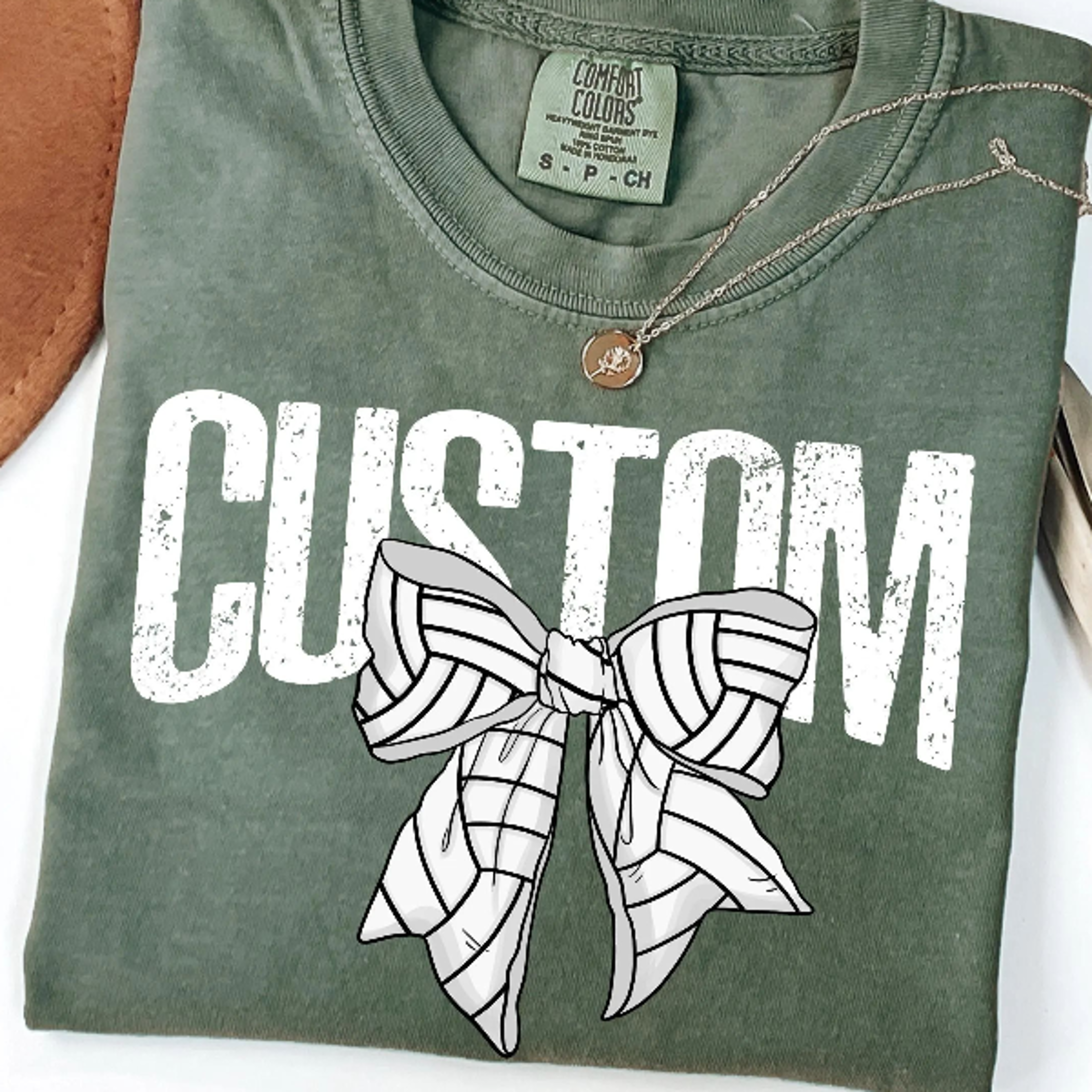 Custom Volleyball Bow Shirt Game Day Volleyball Tee Volleyball Team Shirt Volleyball Fan Shirt Spor