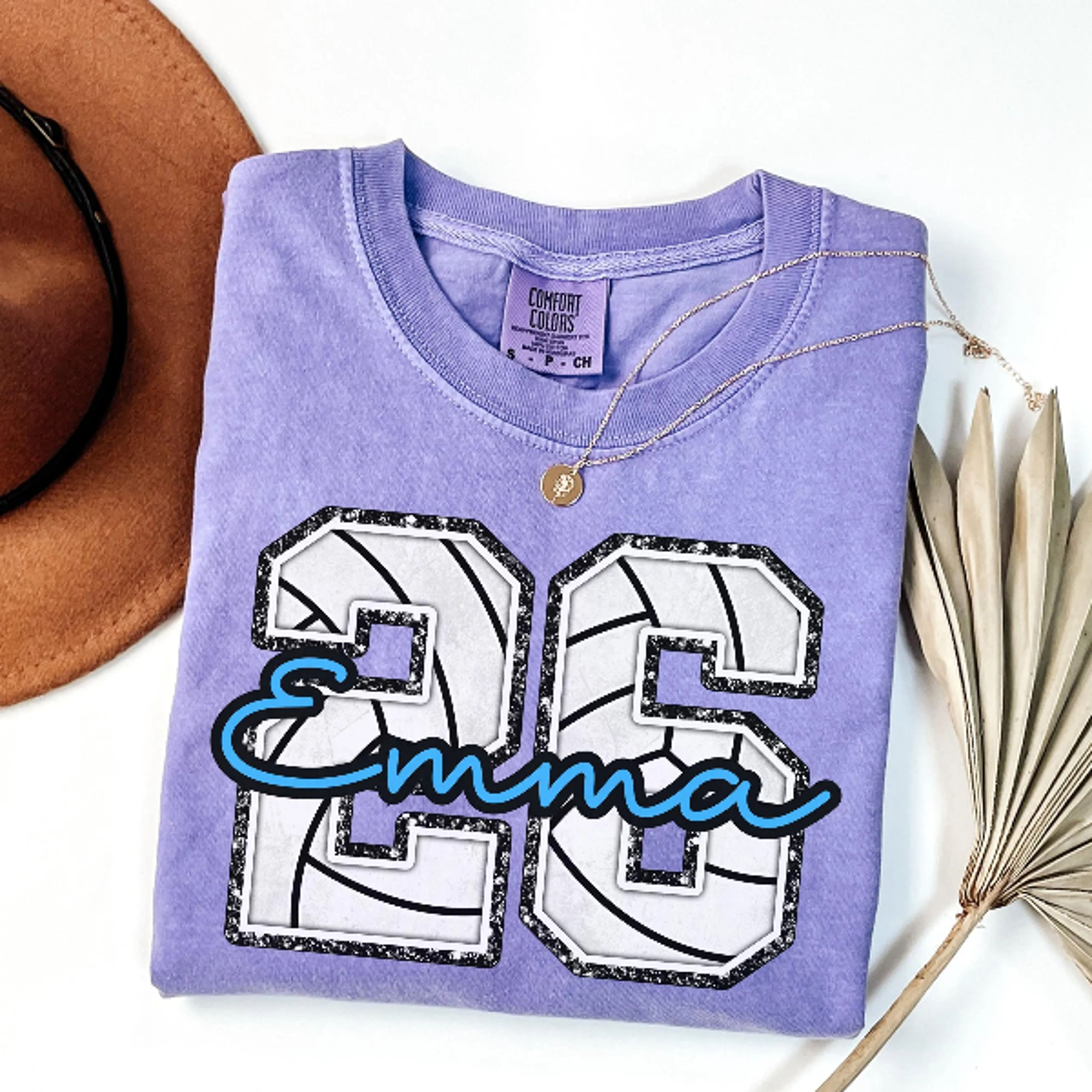 personalized volleyball shirt, custom volleyball number tee, volleyball mom gift, game day volleyball t-shirt