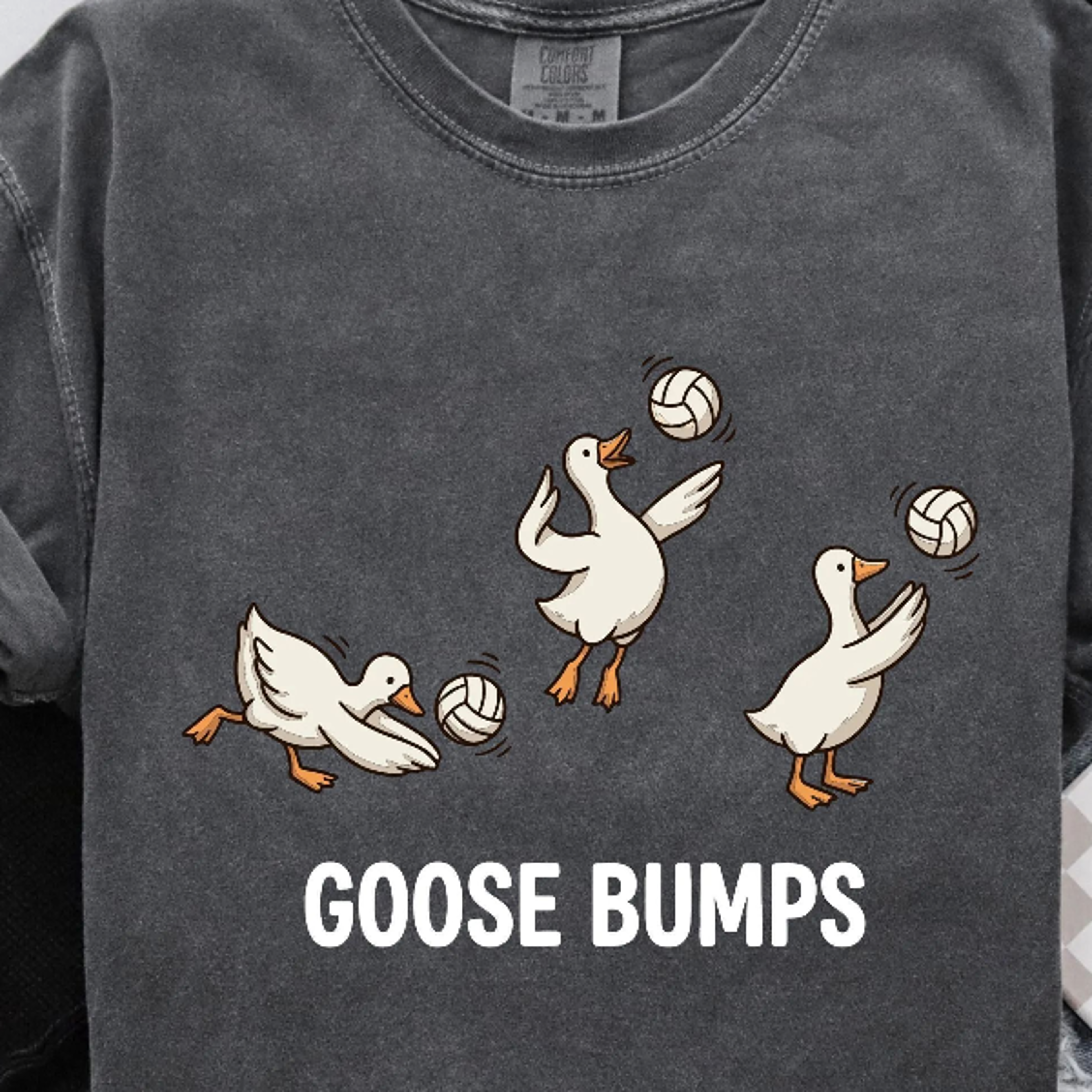 Funny Goose Volleyball Shirt Cute Goose Player Tee Volleyball Player Gift Sports Pun TShirt 6