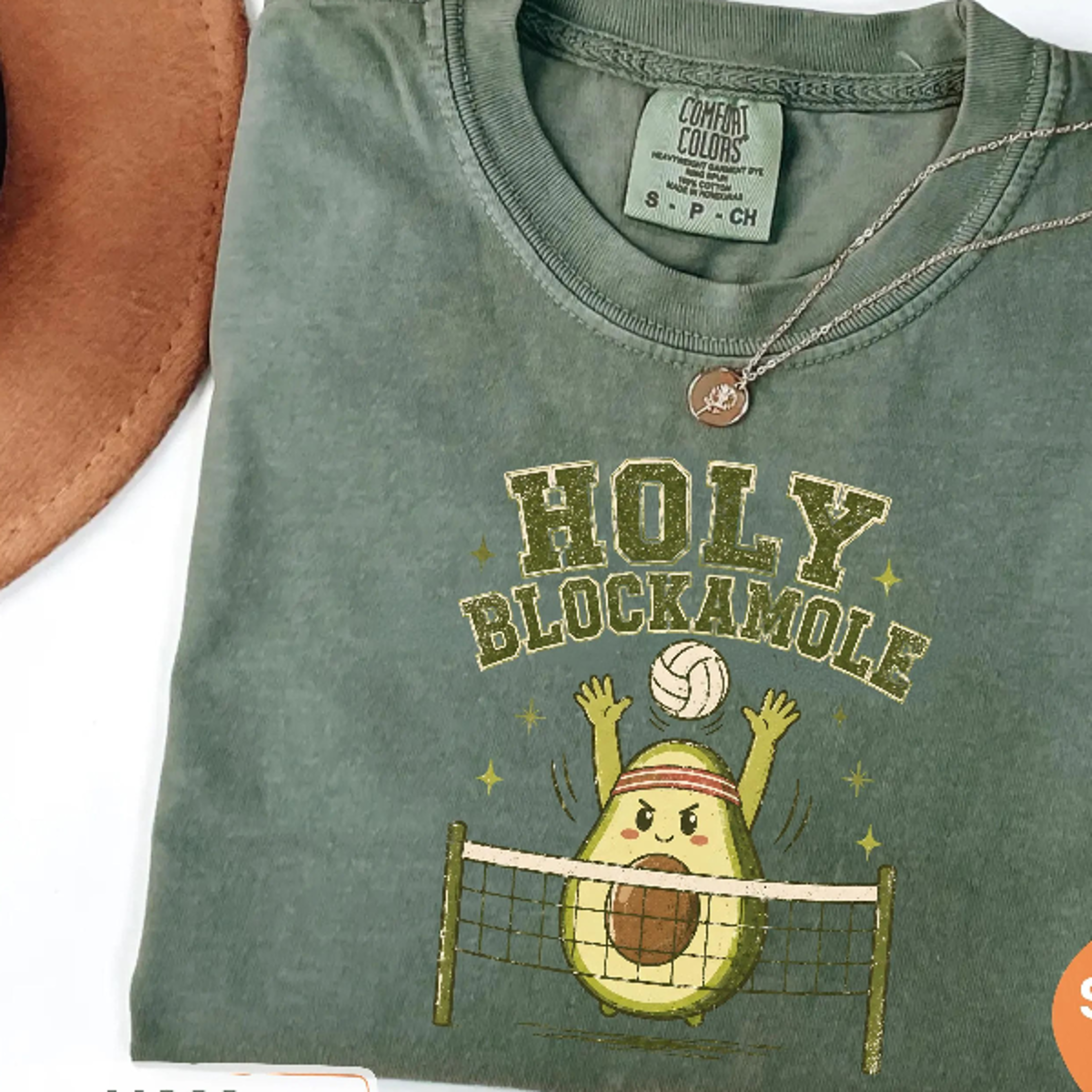 Holy Blockamole Volleyball Shirt Funny Avocado Volleyball Tee Volleyball Player Gift Sports Team Sh 