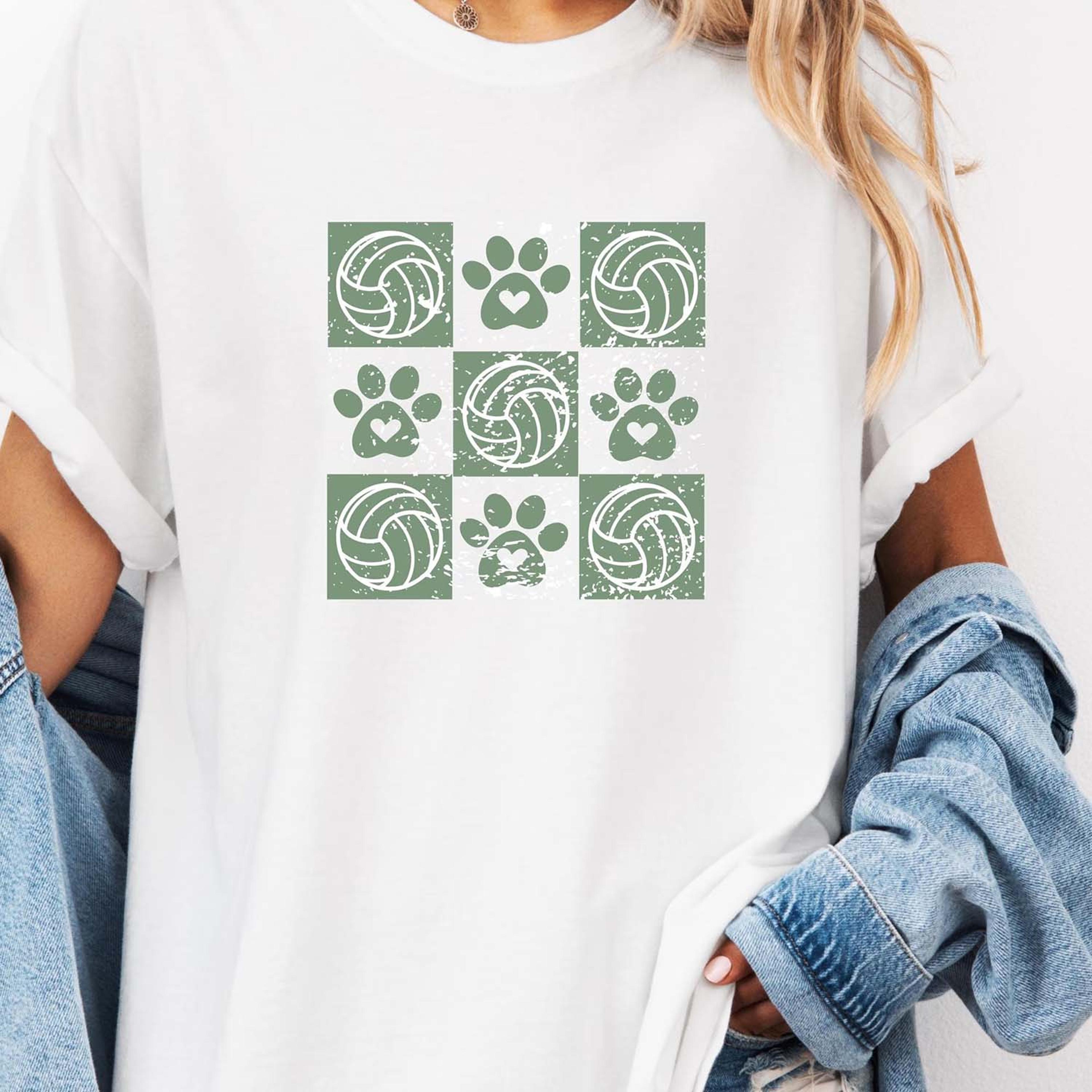 Funny Volleyball Tee Cute Volleyball TShirt Sporty Graphic Tee Volleyball Player Gift Game Day Shir 1