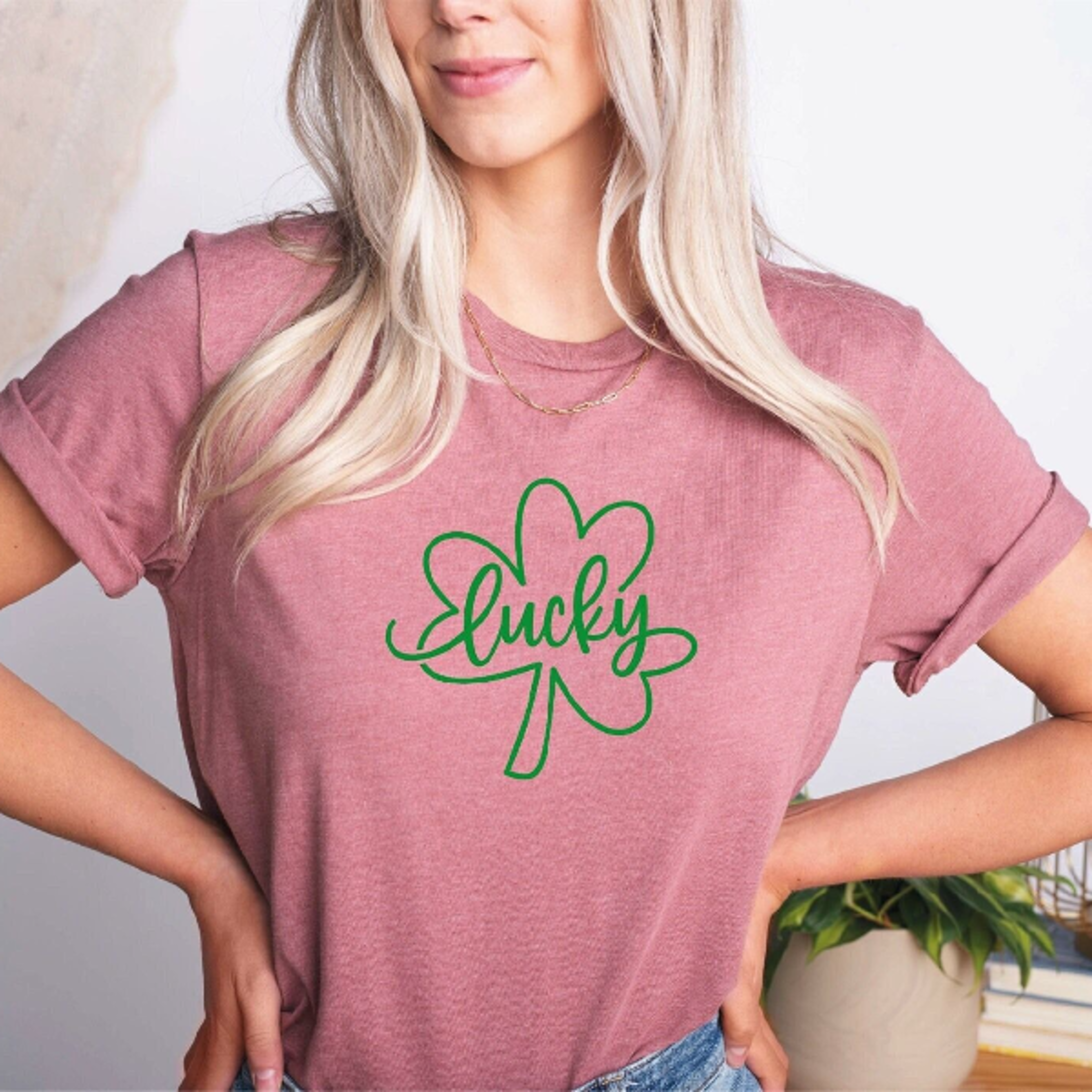 st patrick's day shirt, shamrock tee, st patty's day shirt, irish clover shirt, lucky charm tee, feeling lucky t-shirt