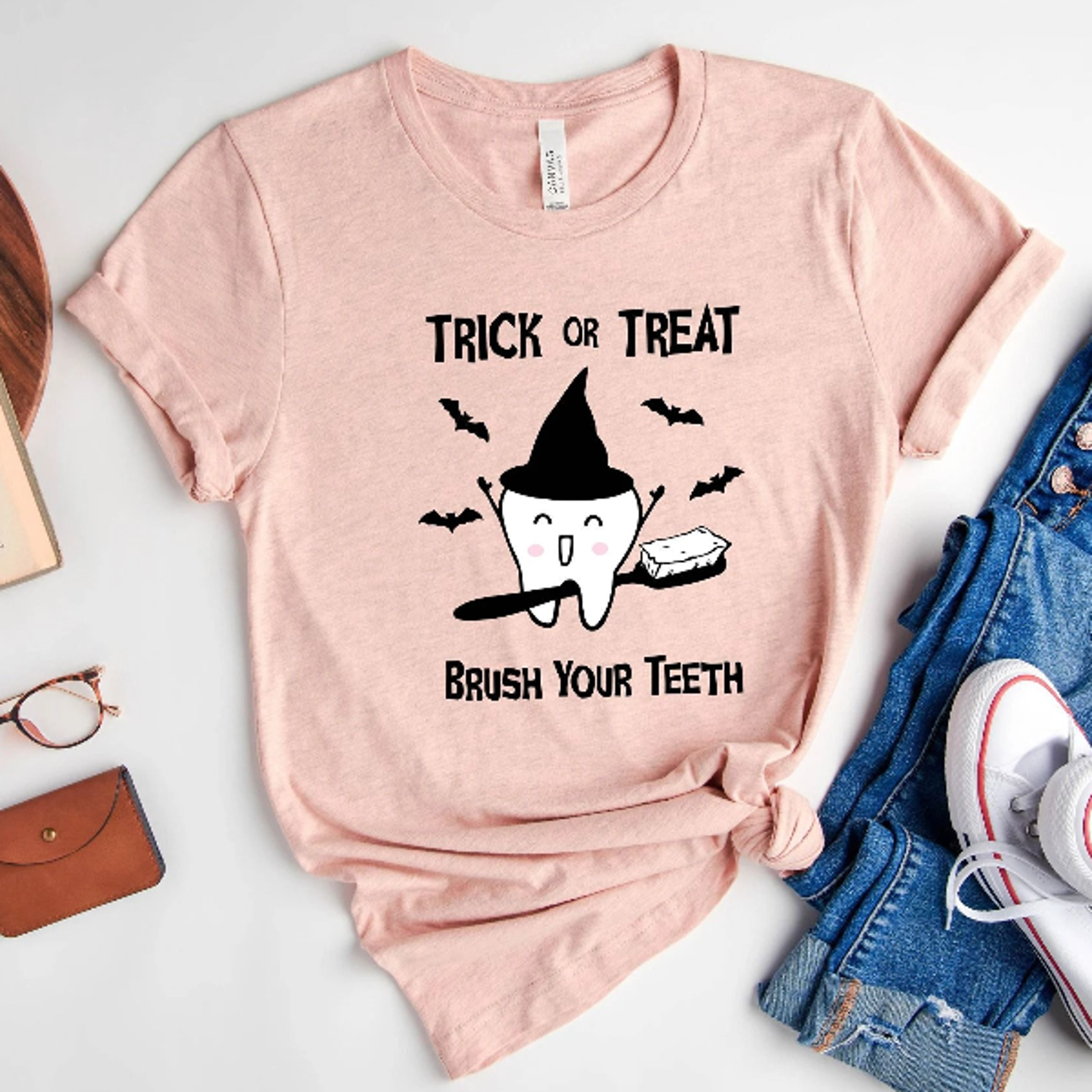 halloween dentist shirt, trick or treat brush your teeth tee, funny dentist assistant shirt, spooky dental hygienist gif