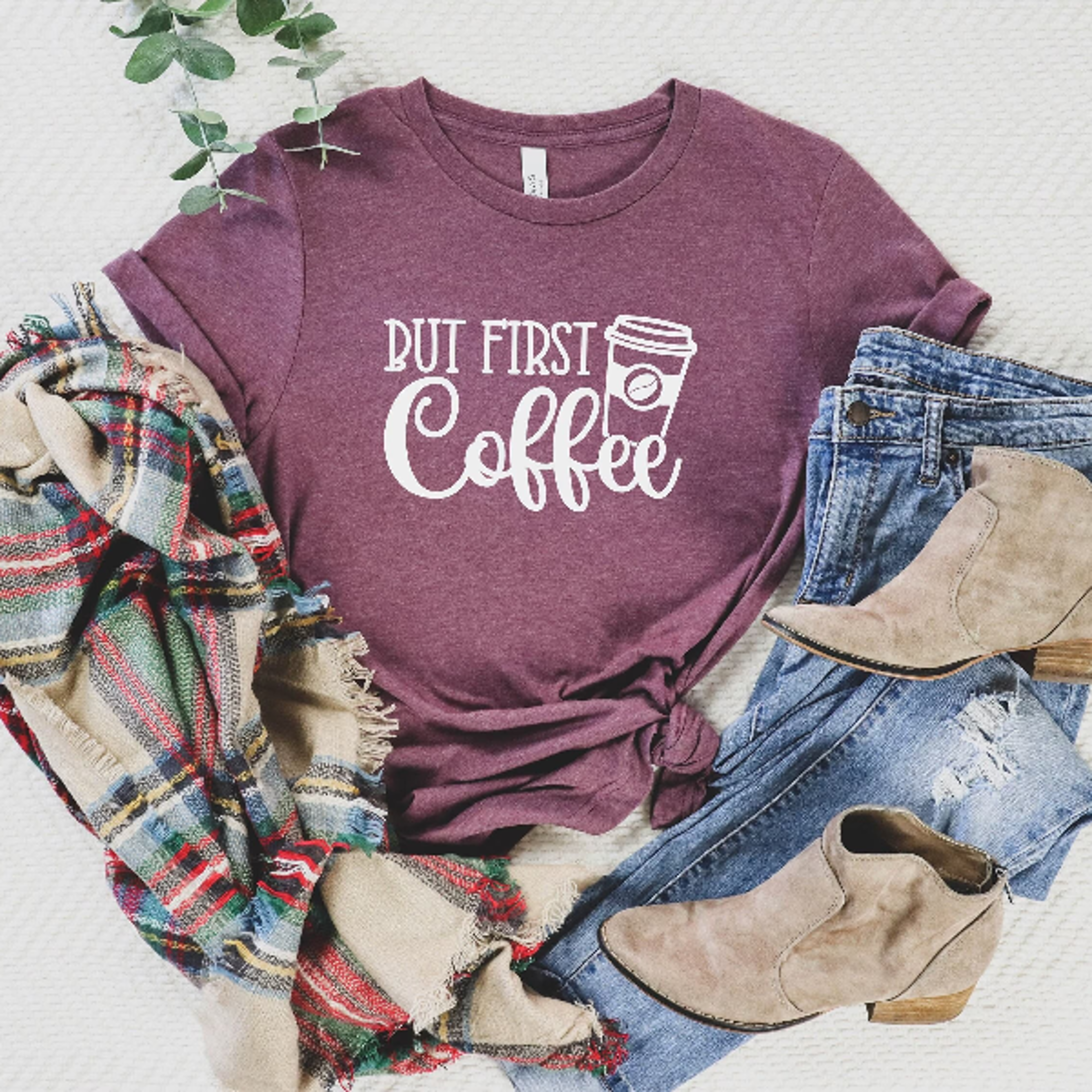 but first coffee shirt, coffee lover tee, funny coffee shirt, caffeine addict t-shirt, coffee gift for her