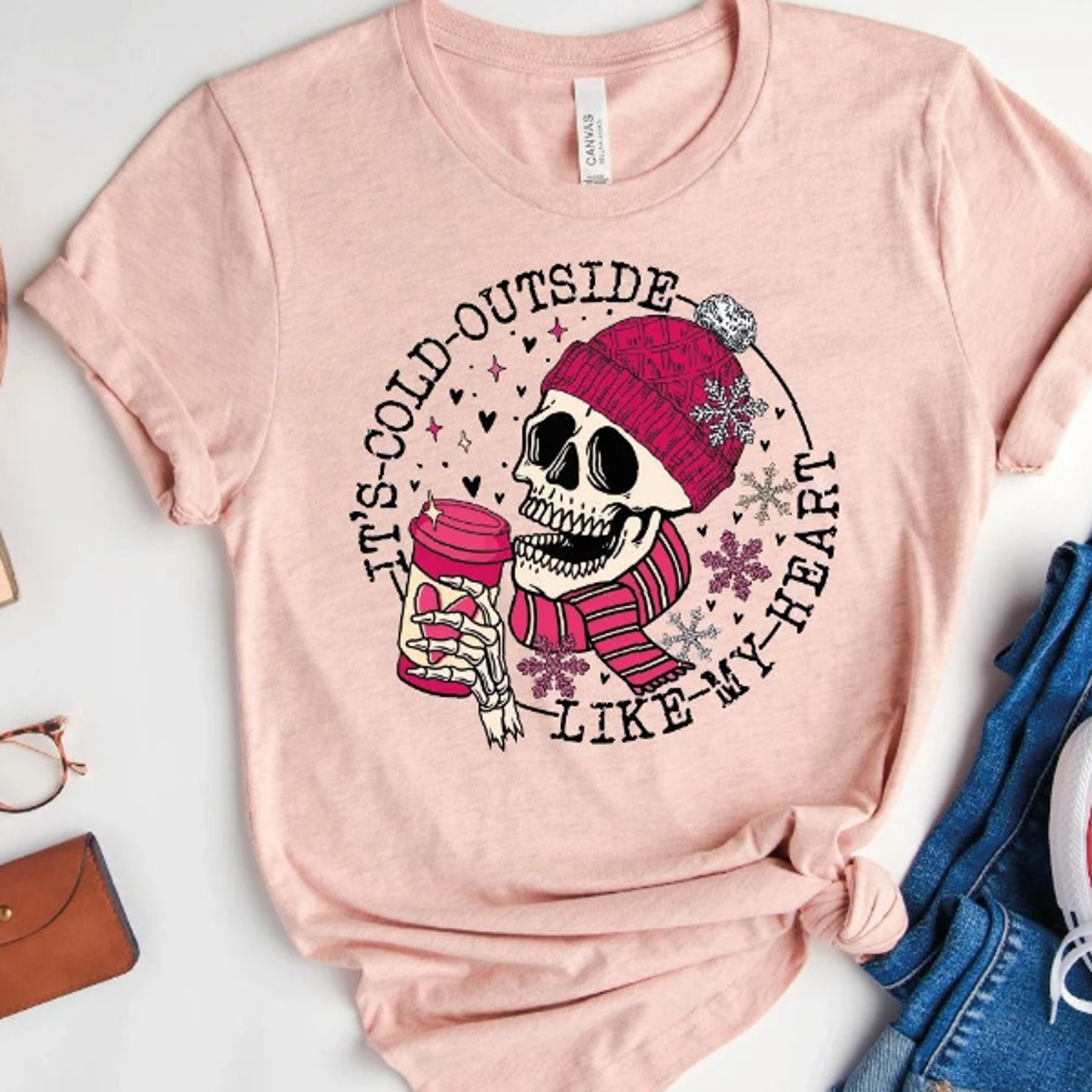 it's cold outside like my heart shirt, funny valentine shirt, sarcastic valentine tee, galentine's day shirt