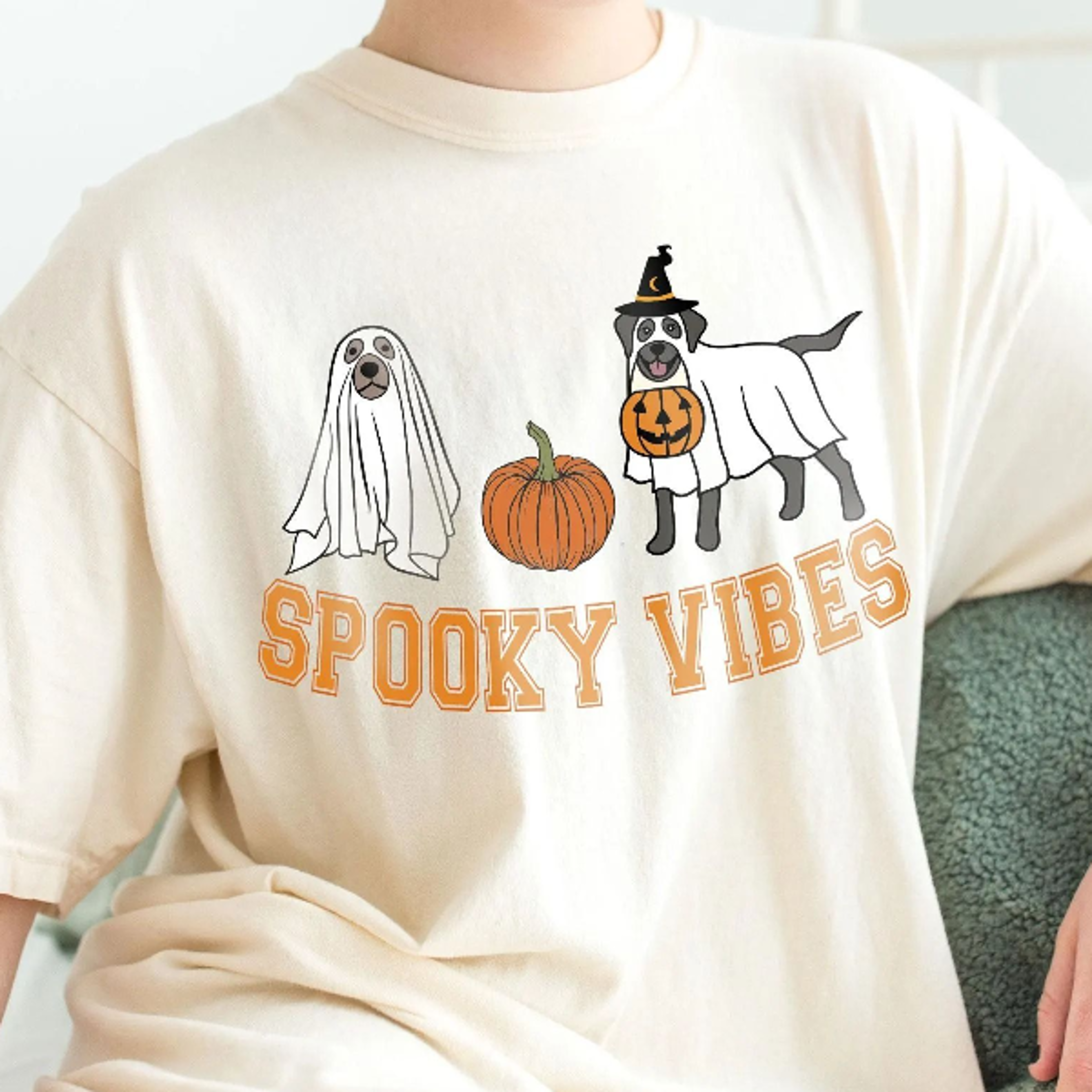 spooky vibes shirt, halloween shirt for women, ghost halloween tee, spooky season shirt, cute halloween t-shirt