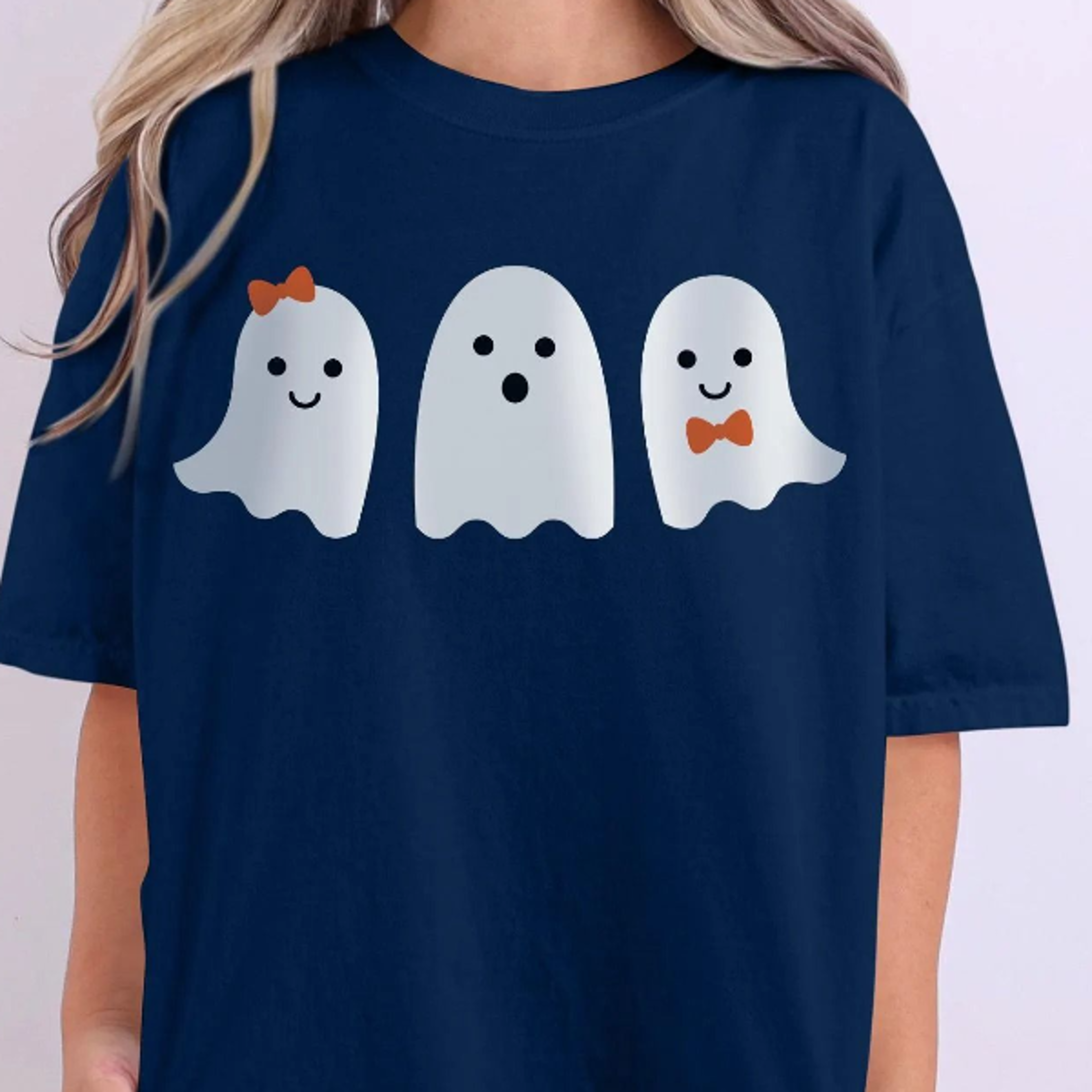 halloween ghost t-shirt, cute ghost shirt, spooky season tee, halloween shirt for women, ghost lover gift