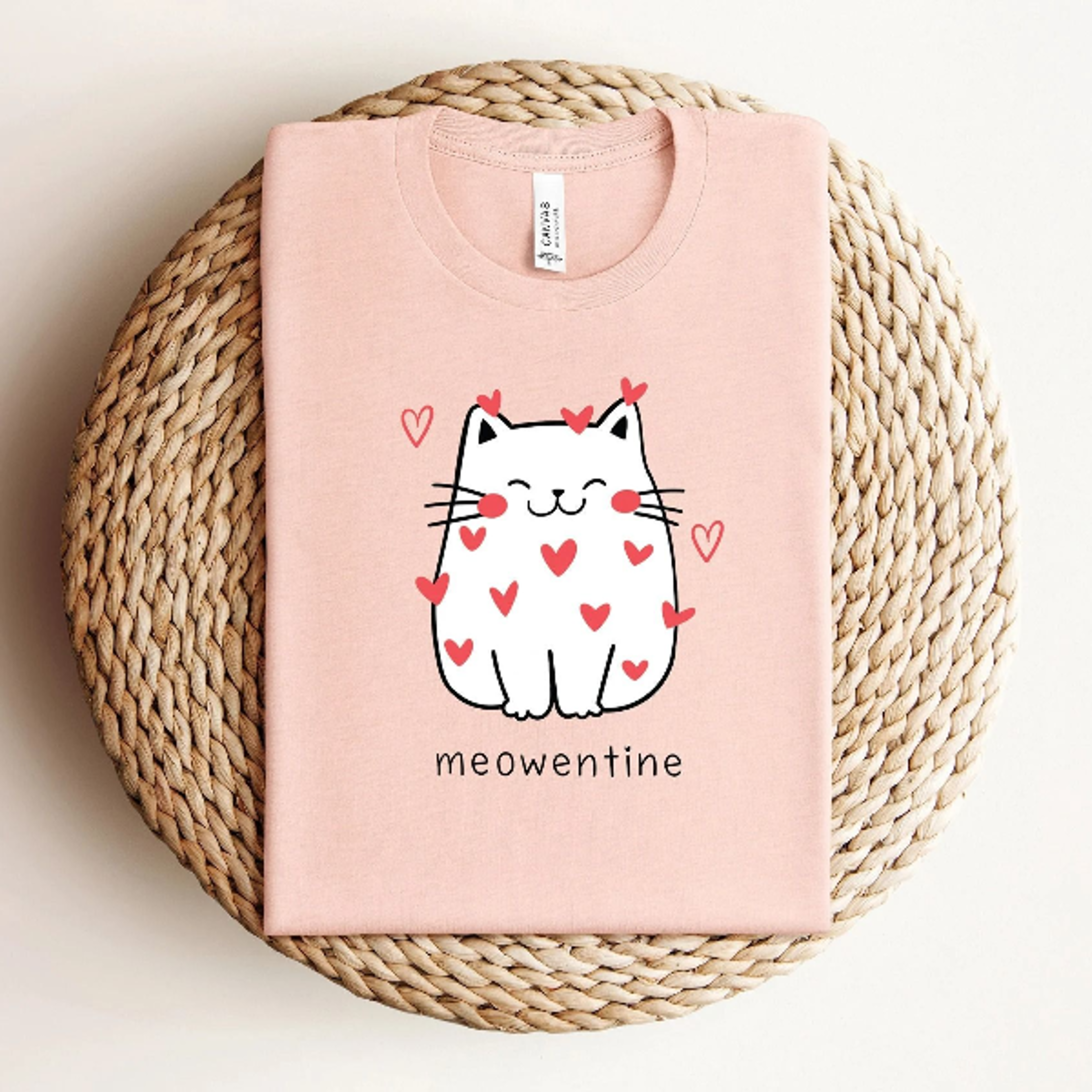 meowentine shirt, cute cat valentine t-shirt, cat lover gift, cat mom valentine tee, valentine's day cat shirt