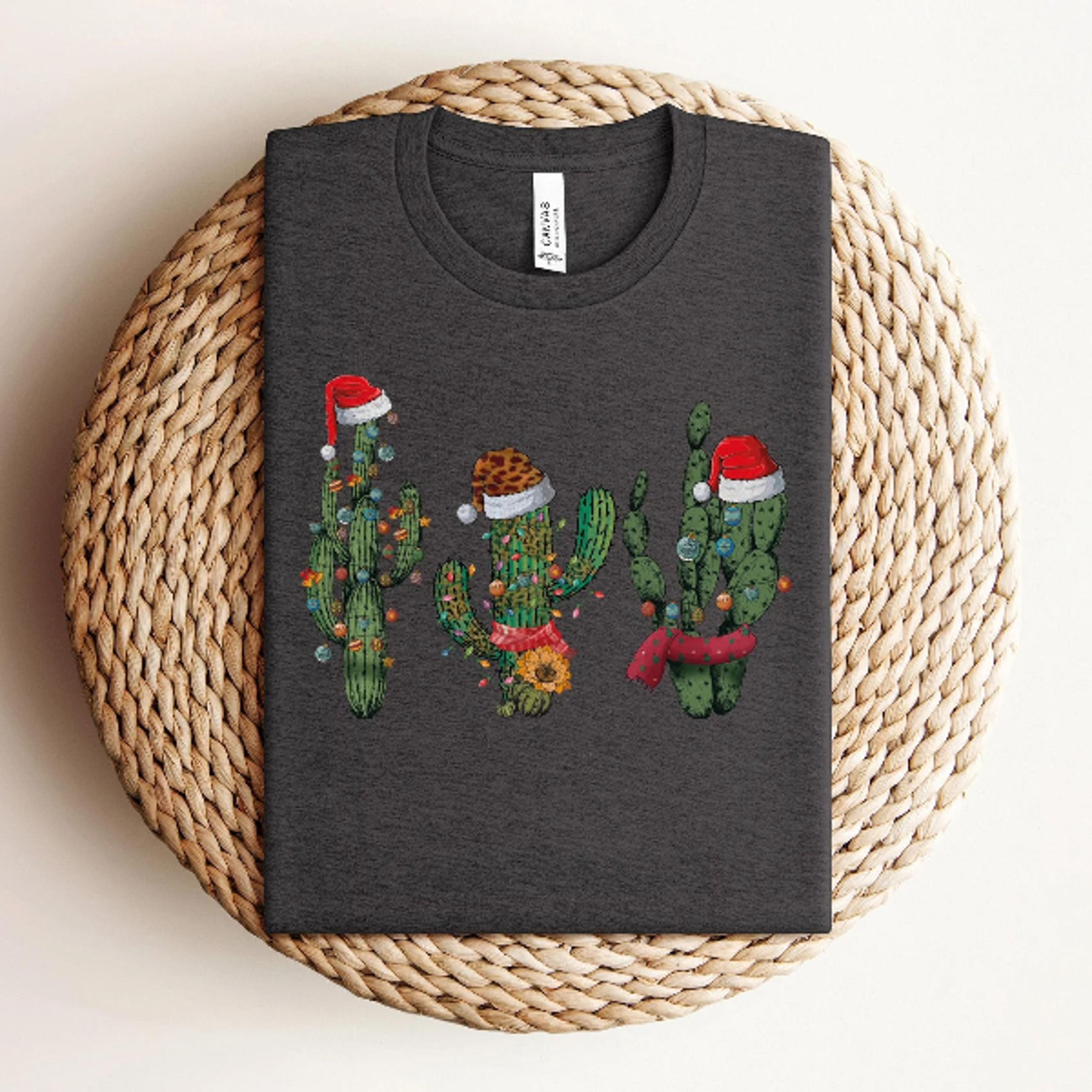 christmas cactus shirt, southern christmas tshirt, plant lover shirt, xmas, cactus lover gift, funny