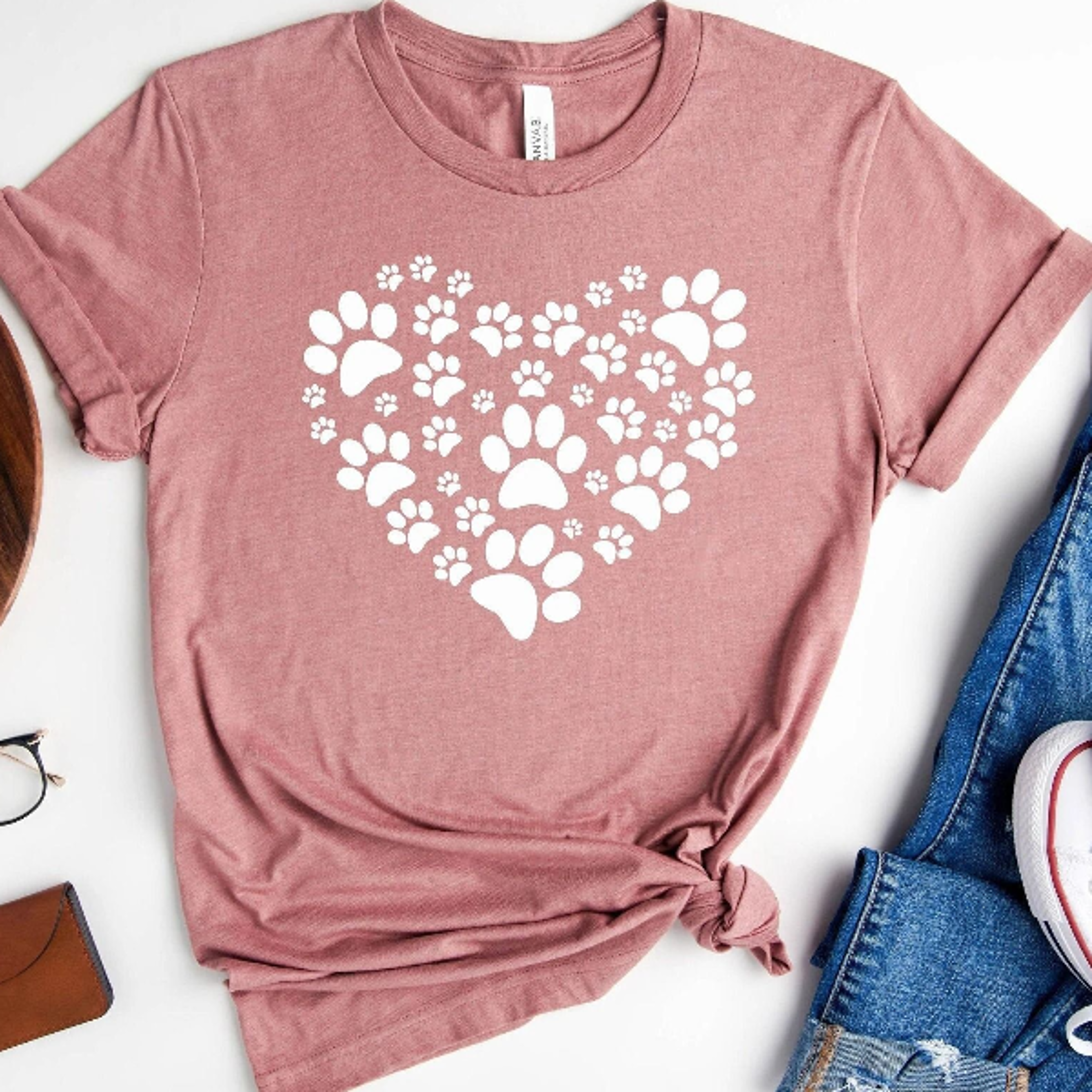 dog shirts, dog t-shirt, dog heart paw shirt, paw dog shirt, dog lover shirt, paw print shirt, paw heart shirt