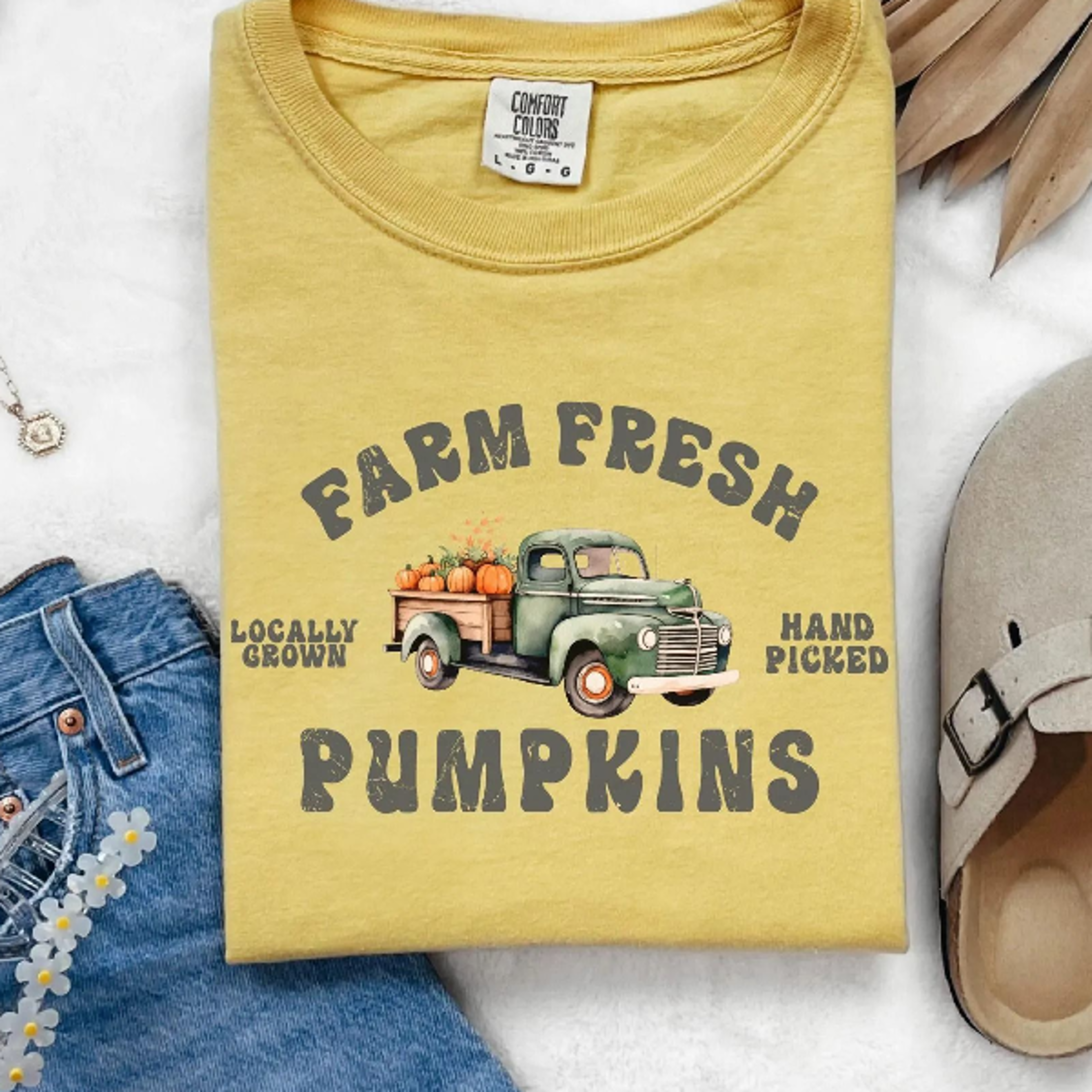 farm fresh pumpkin shirt - pumpkin harvesting t-shirt - fall pumpkin shirt - pumpkin patch tee - autumn shirt