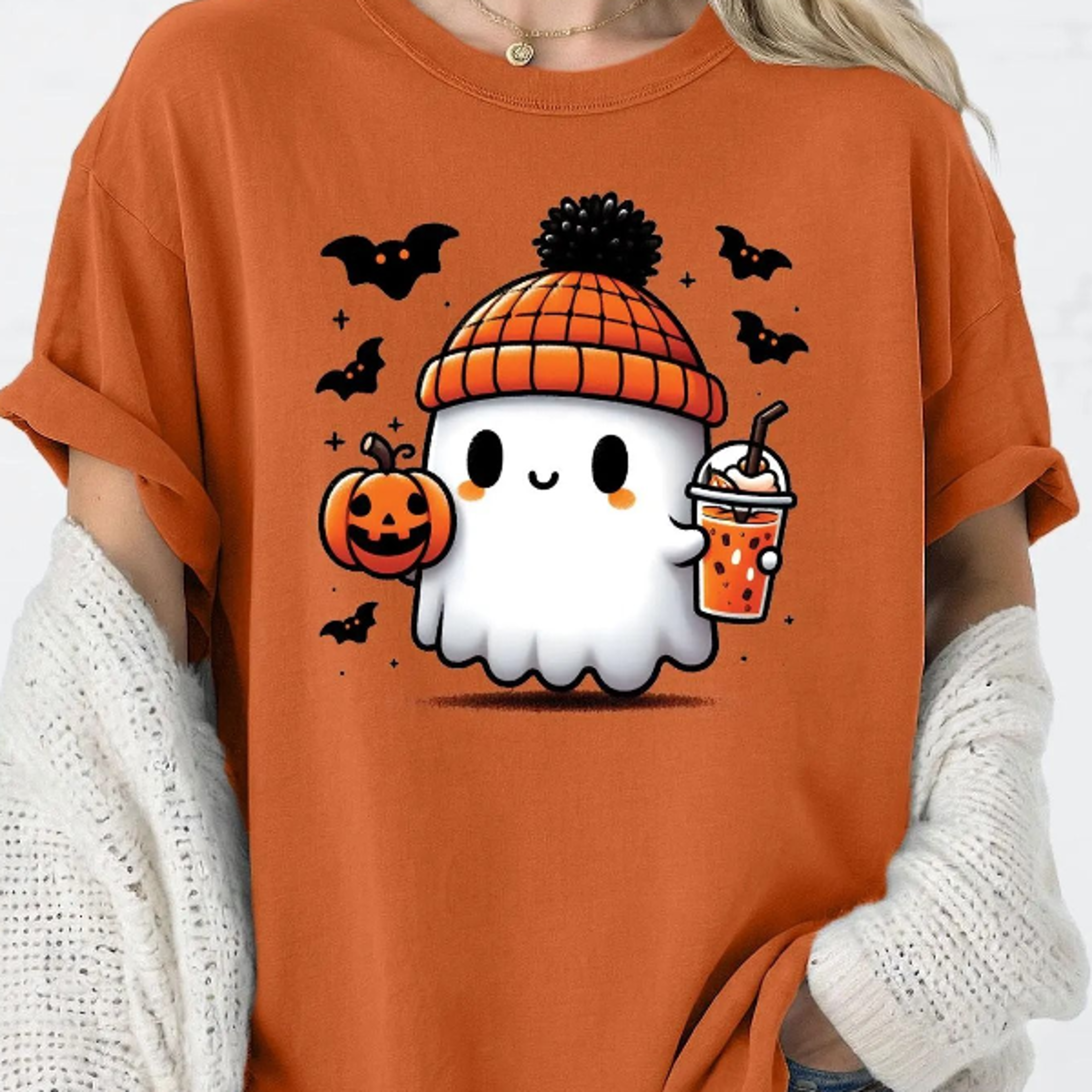 ghost halloween shirt, spooky t-shirt, funny halloween shirt, spooky season, cute ghost shirt, halloween gift