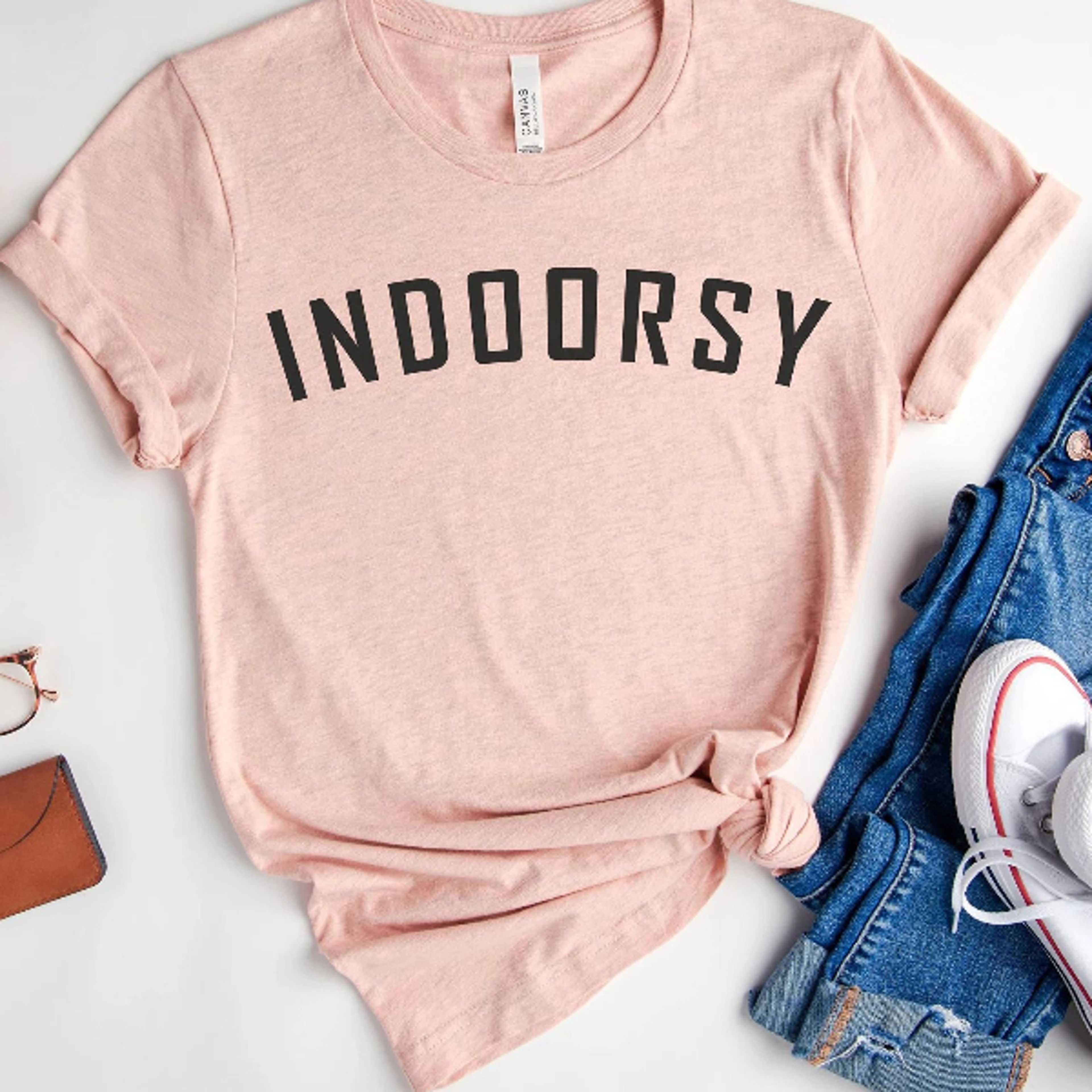 indoorsy shirt | funny graphic tee | cute introvert shirt for homebodies