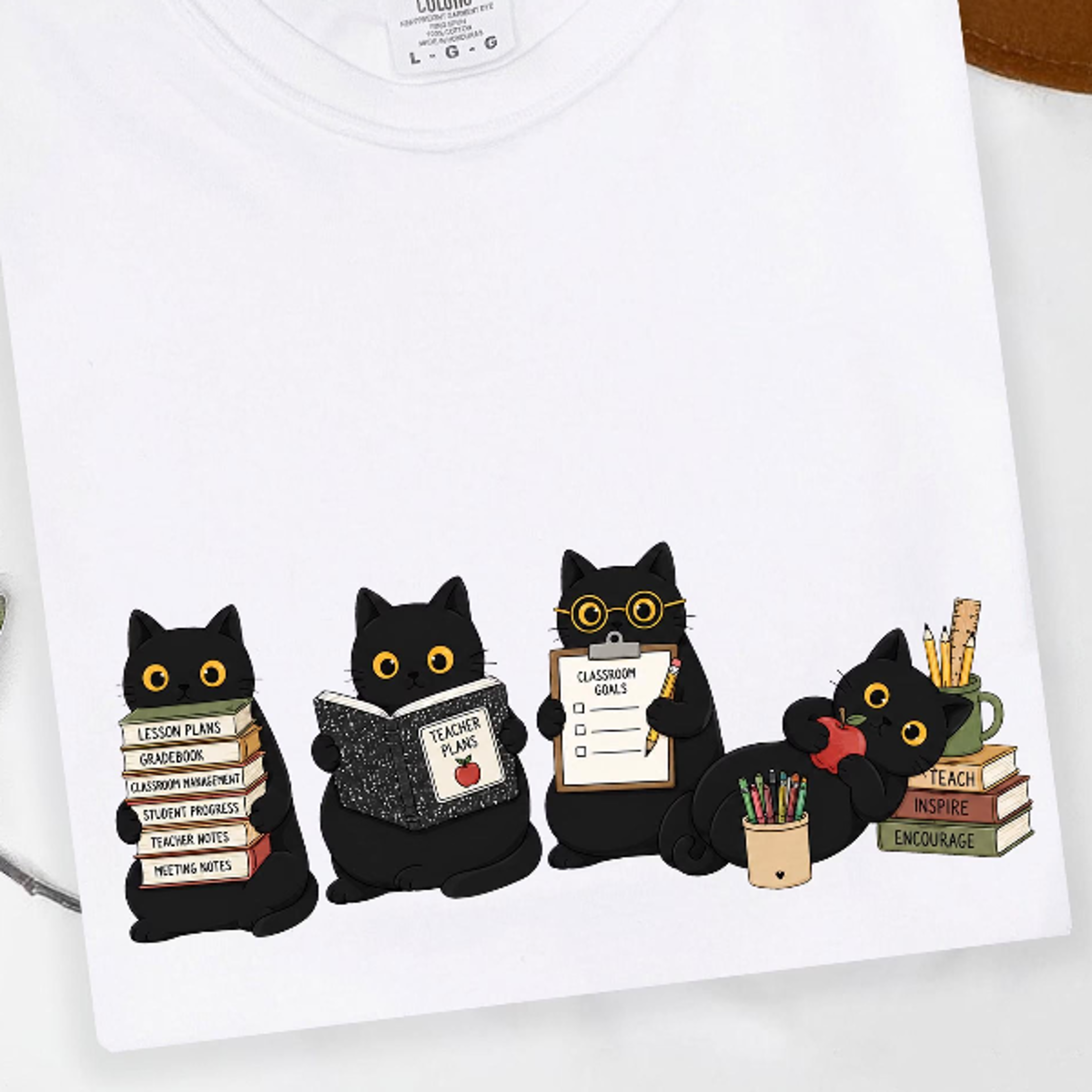 black cat teacher shirt | first day of school tee | cute teacher appreciation graphic shirt