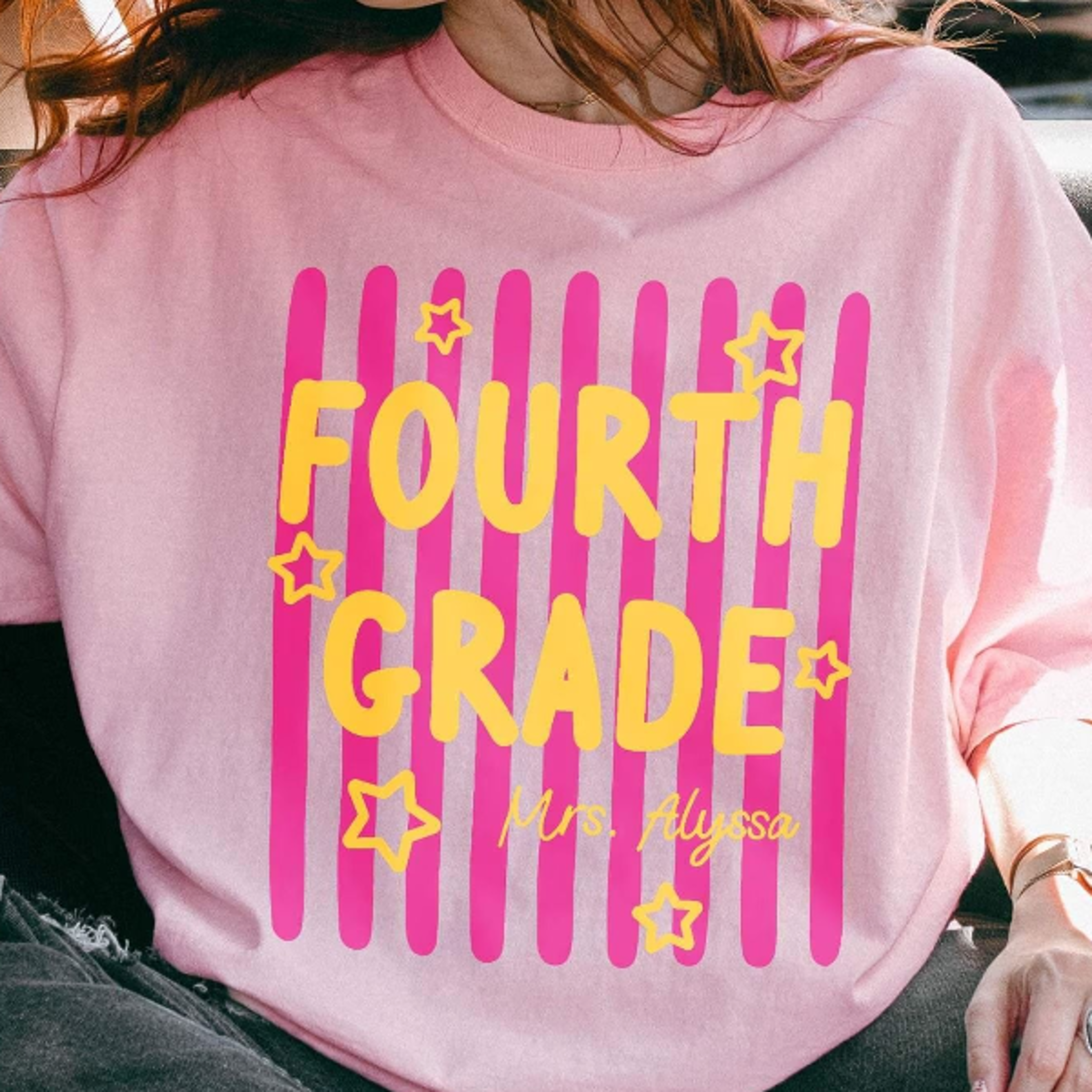 custom back to school teacher shirt | kindergarten team shirt | retro grade level graphic tee