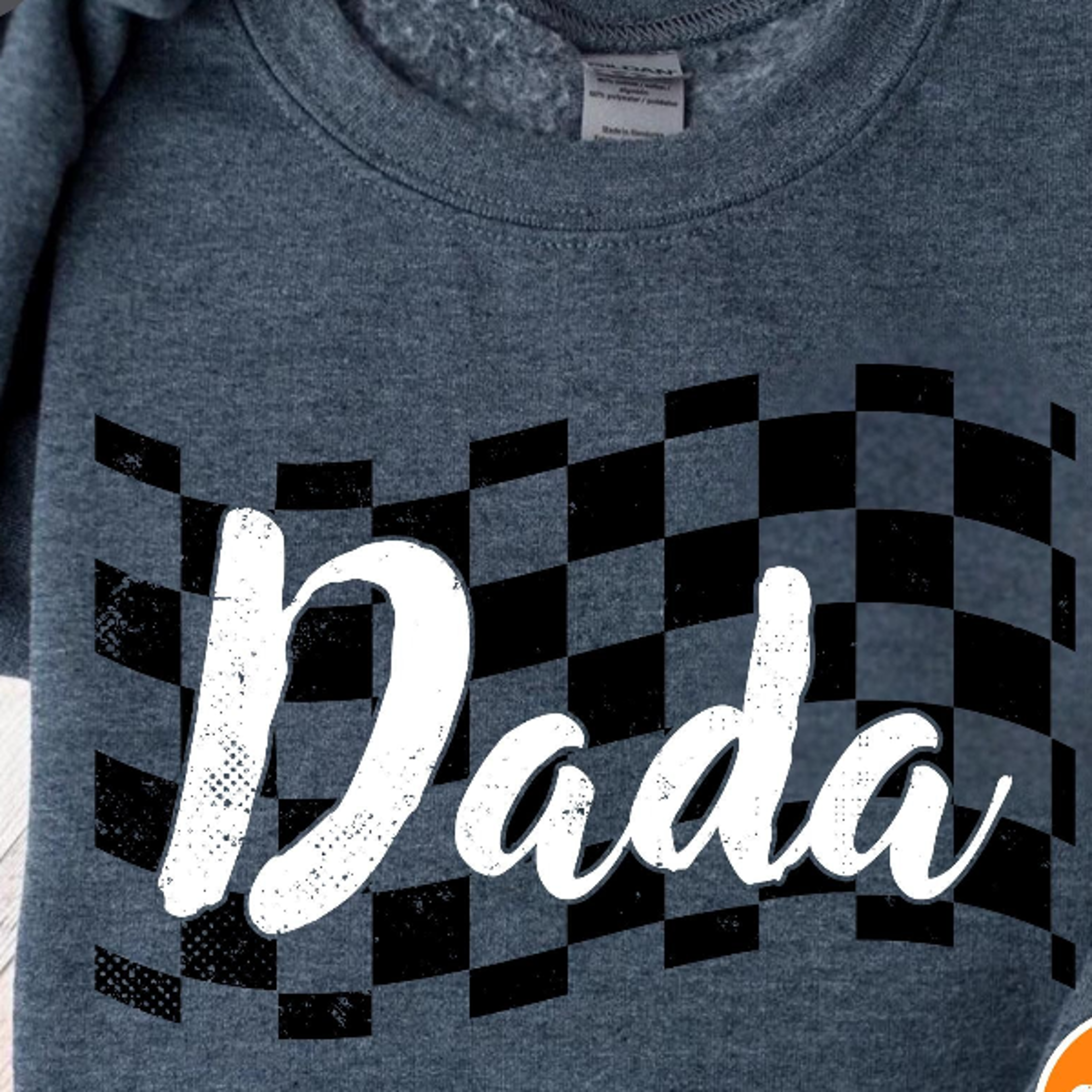 dada checkered flag sweatshirt | race dad shirt | race day shirts | racing sports shirt | racing flag |