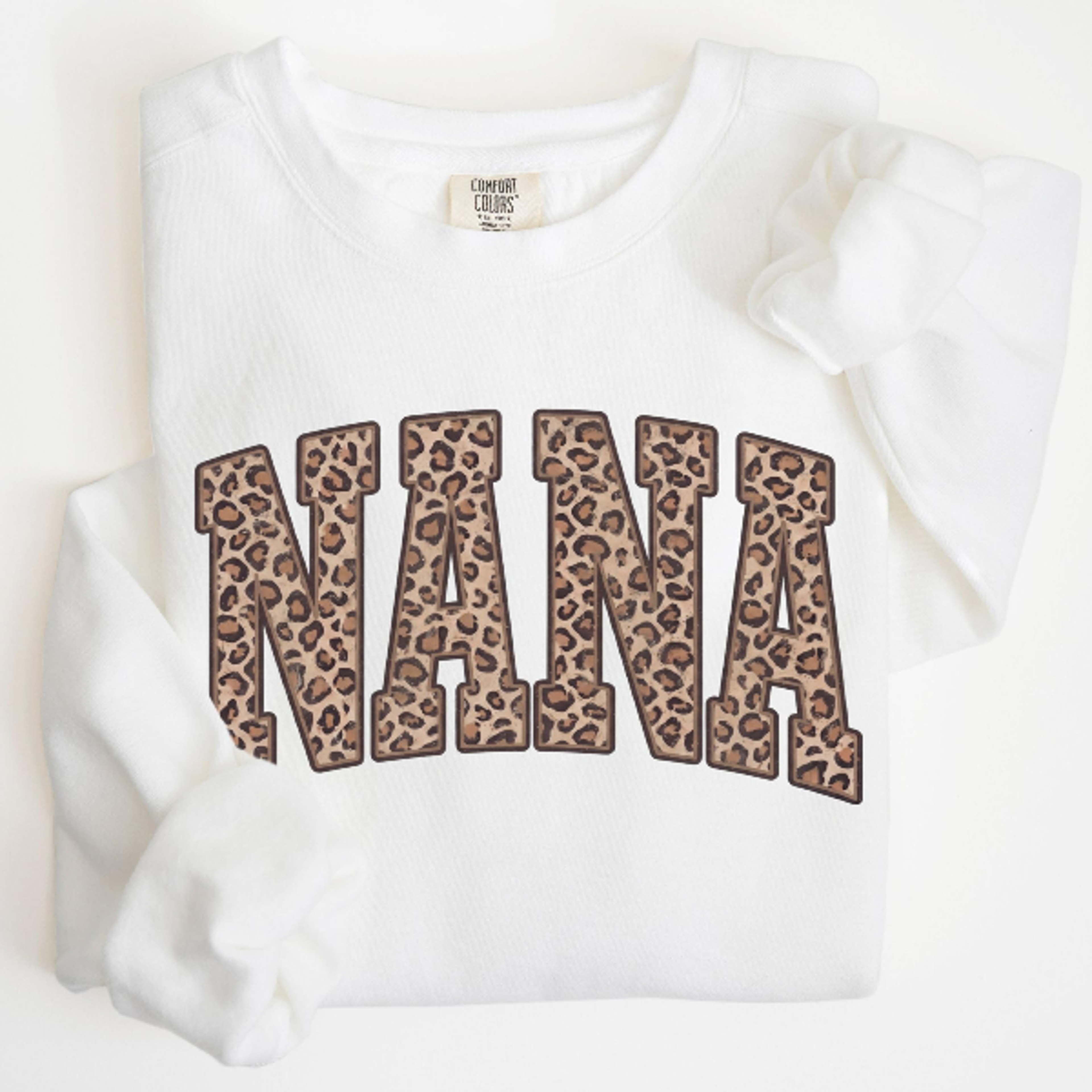 nana leopard grandma sweatshirt | grandma sweater | feral cheetah print mother's day crewneck