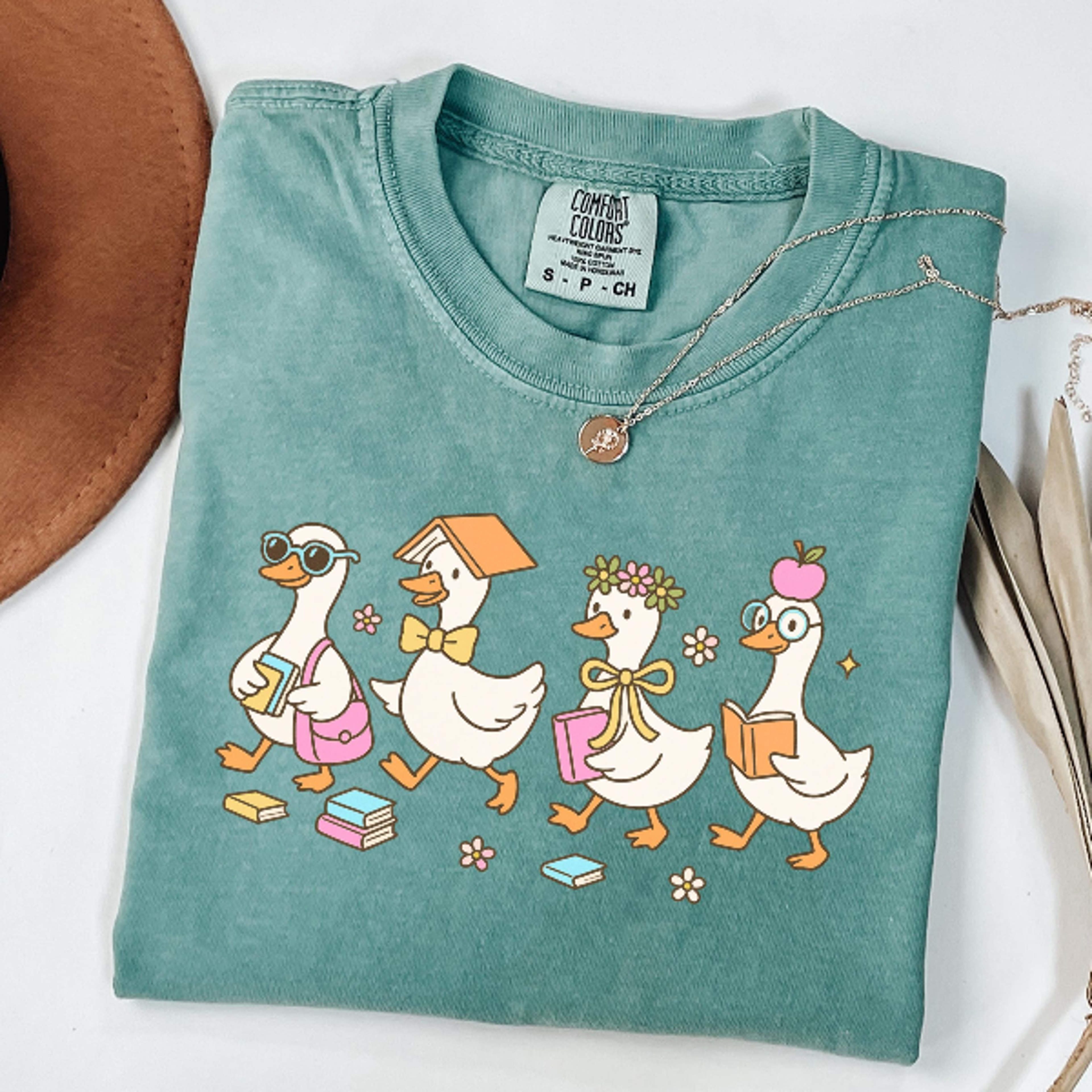 goose teacher shirt | kindergarten teacher shirt | comfort colors back to school graphic tee