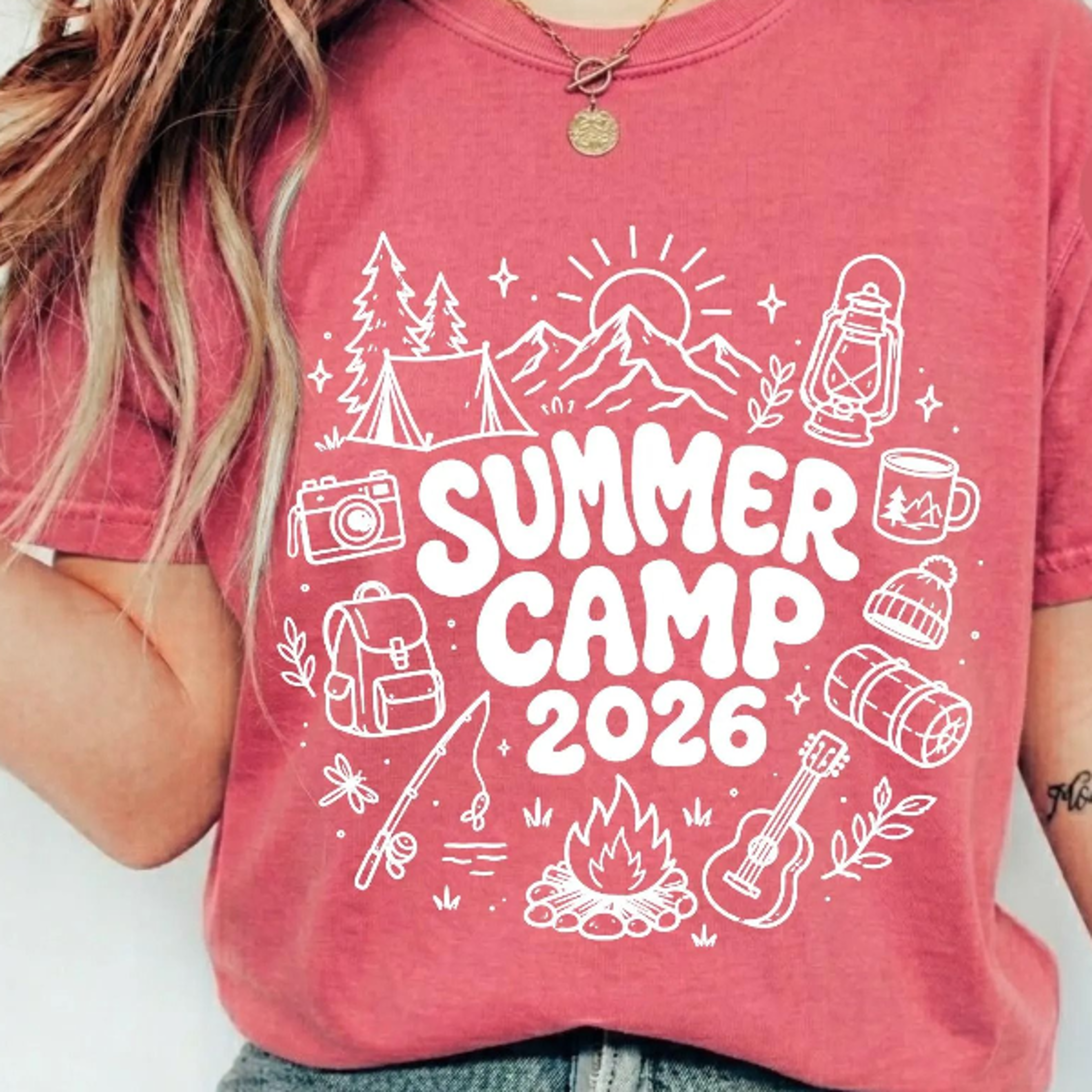 summer camp 2026 shirt | camping tee | matching sibling outfit | nature lover toddler gift | minimalist adventure shirt