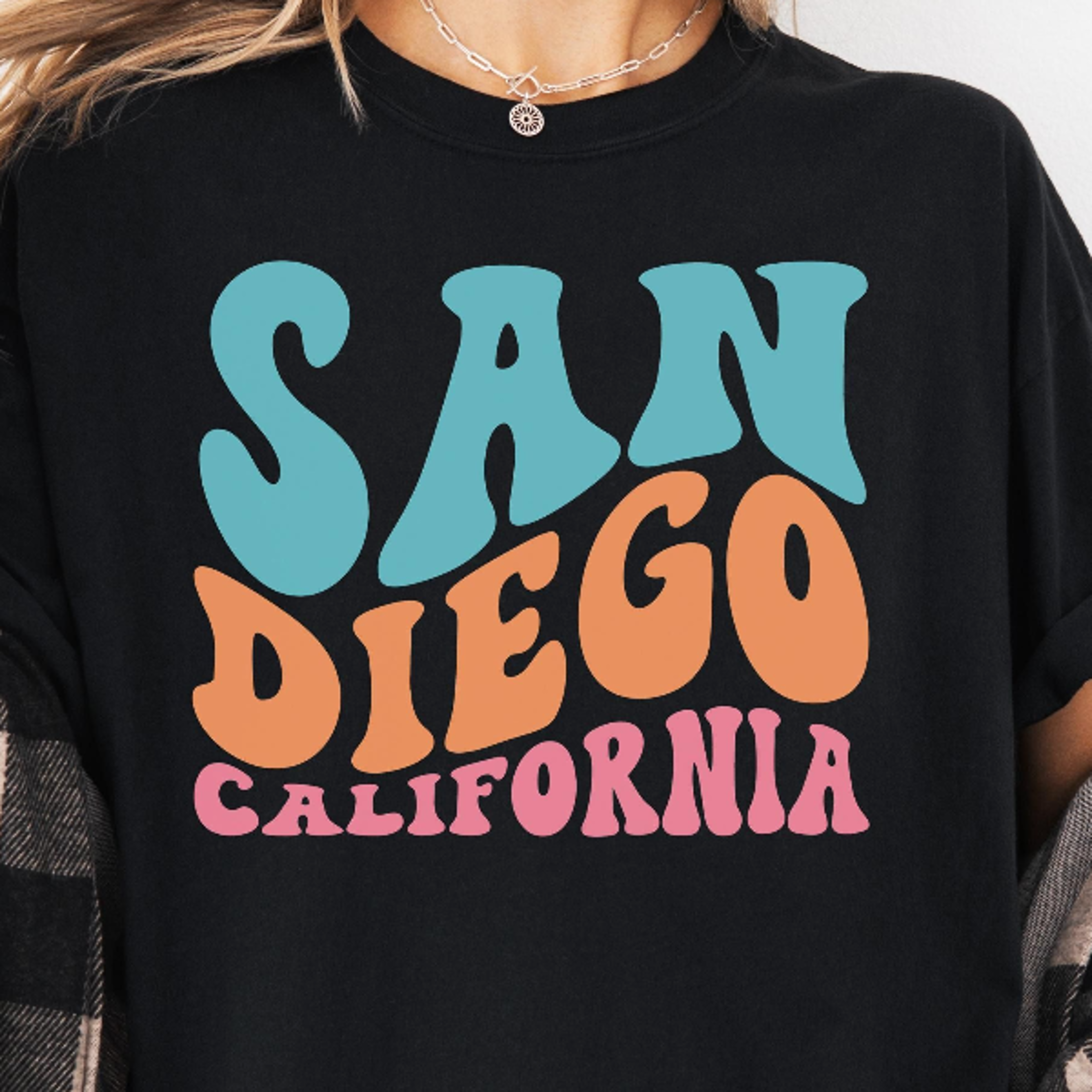 san diego california shirt | san diego shirt | retro california coastal travel tee