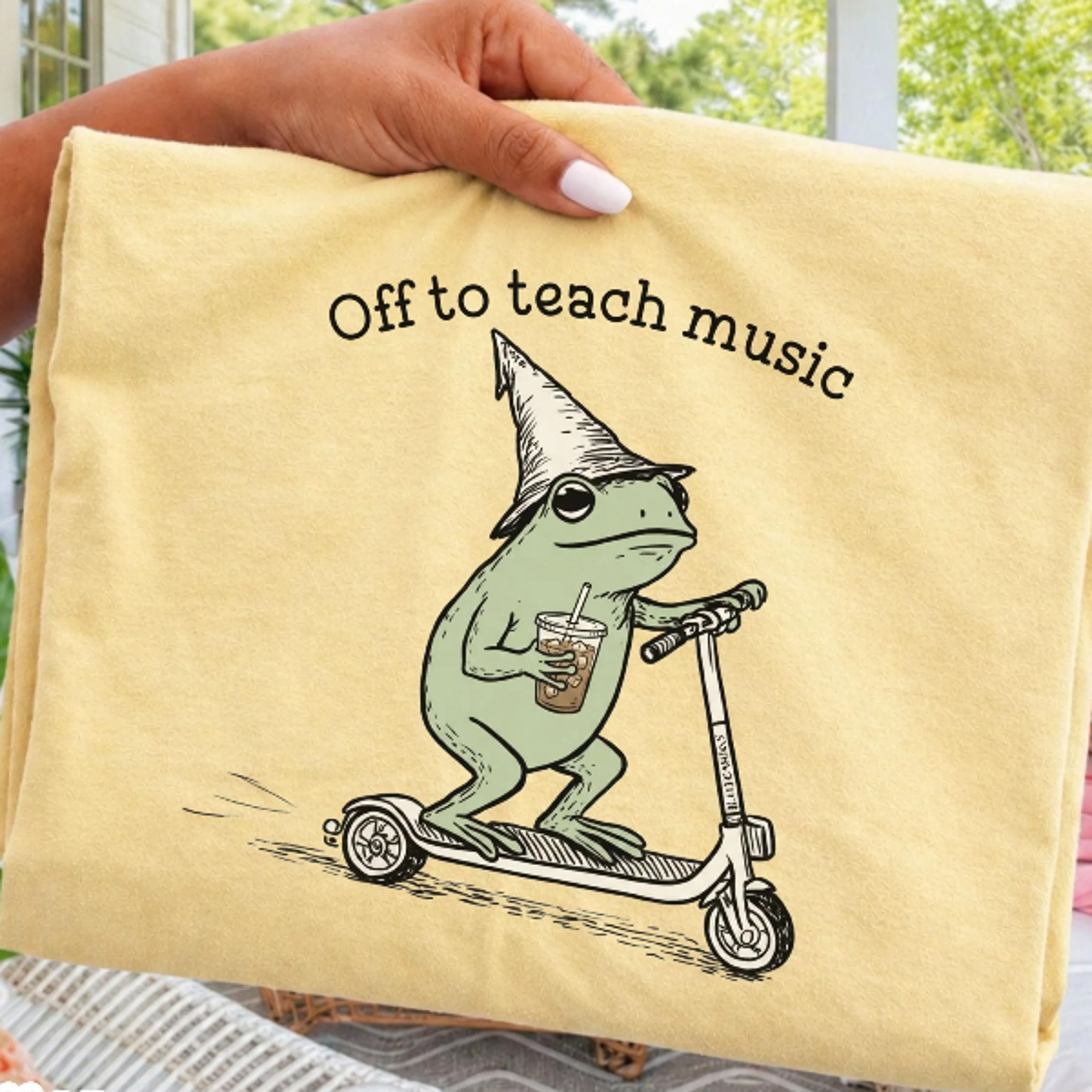 funny music teacher shirt | music teacher shirt | piano frog back to school graphic tee