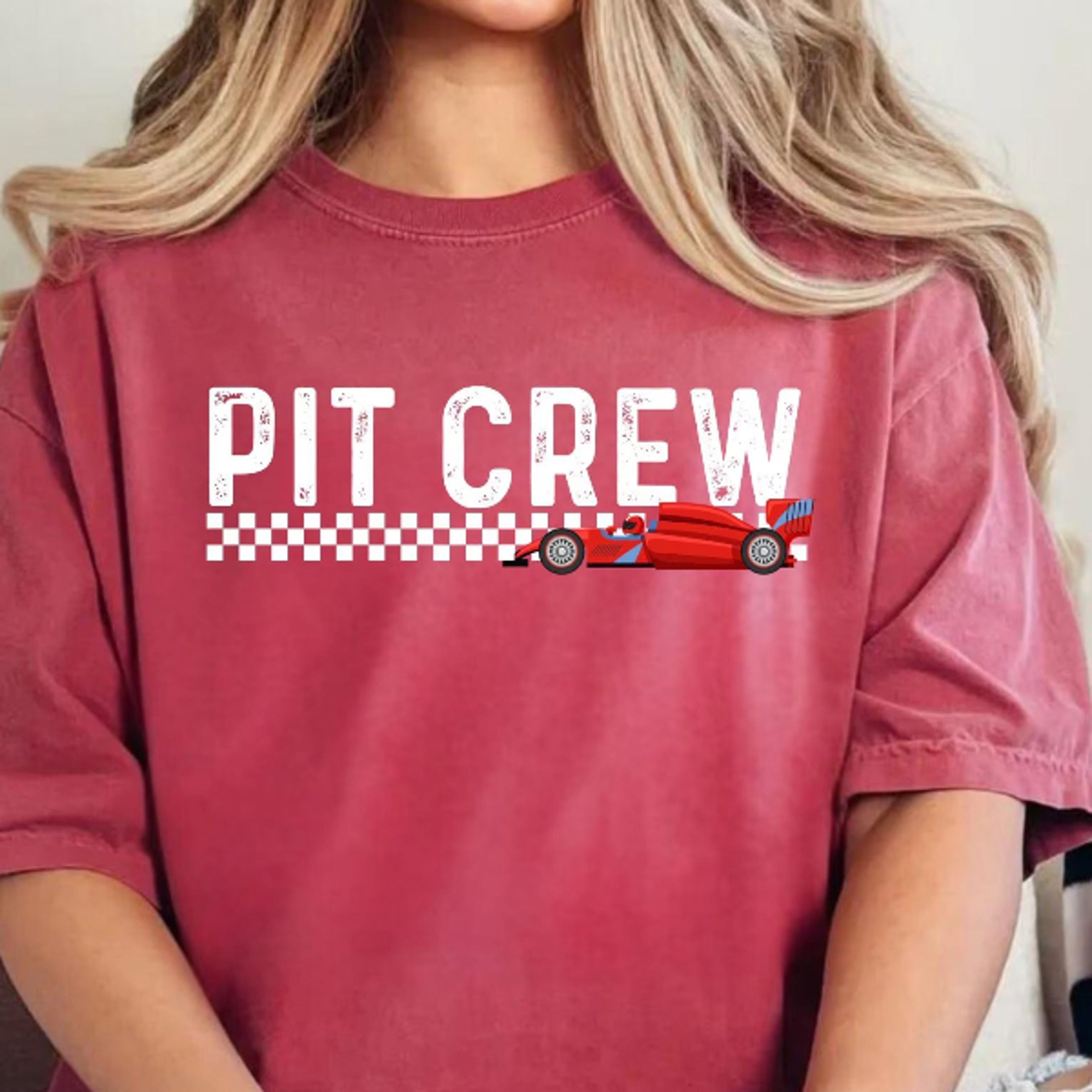 pit crew t-shirt | matching race car shirt | checkered flag shirt | dirt track racing tee | drag racing gift | pit stop
