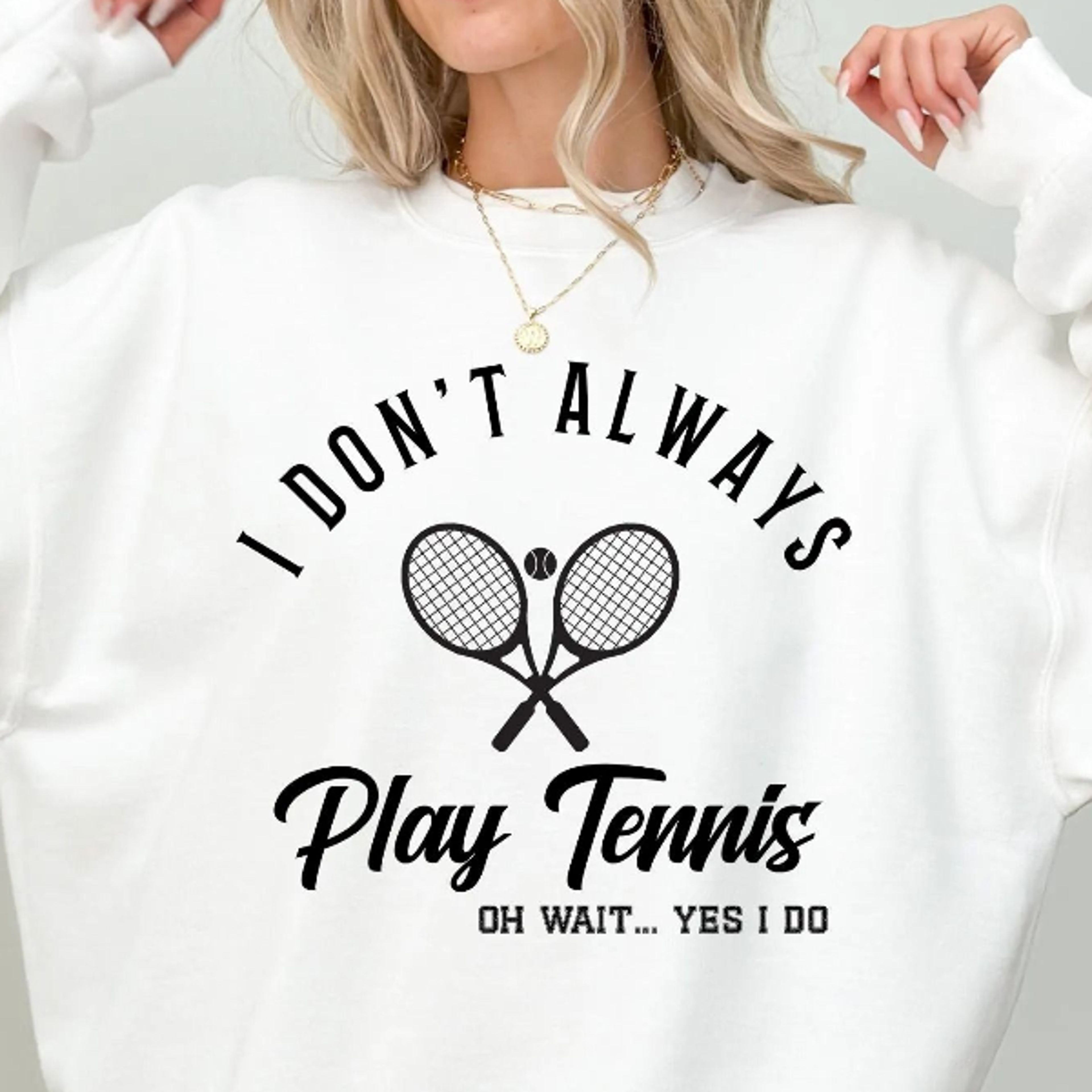 funny tennis player crewneck sweatshirt | tennis lover shirt | tennis coach gift | tennis fan apparel | athlete shirt gi