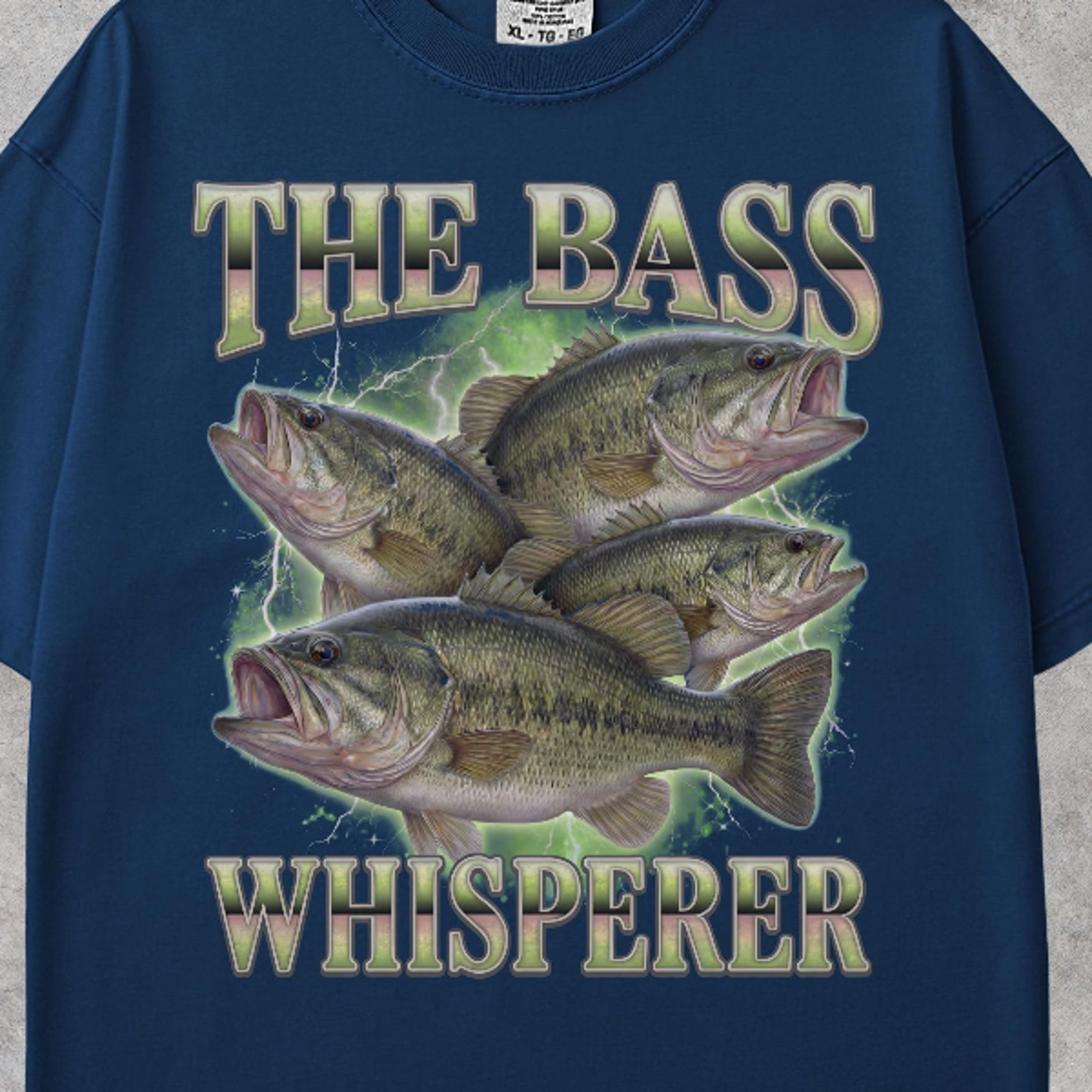 funny fisherman shirt | retro largemouth fish t-shirt | angler graphic tee