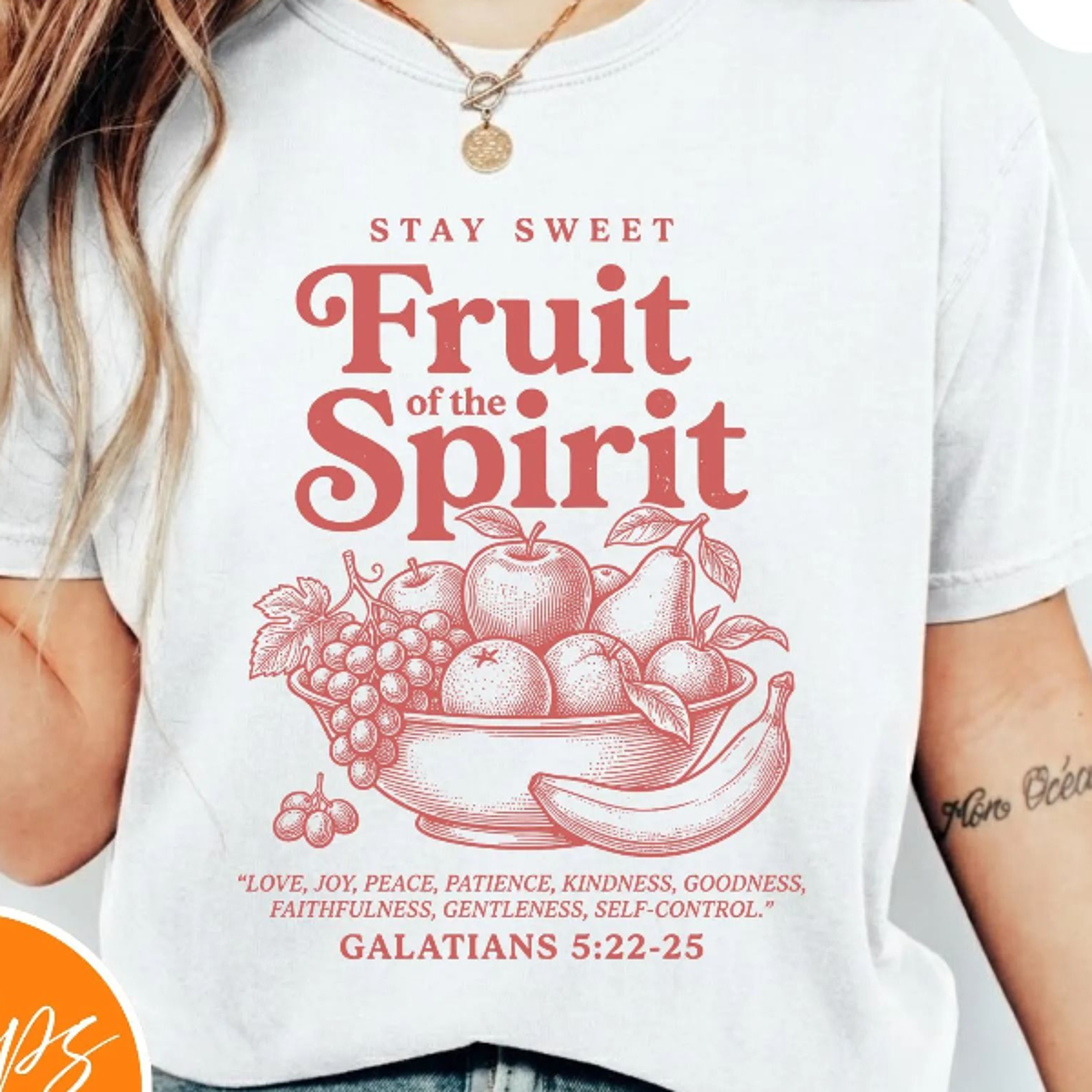 fruit of the spirit shirt | christian bible verse tee | faith shirt for men women | vintage religious gift | scripture t