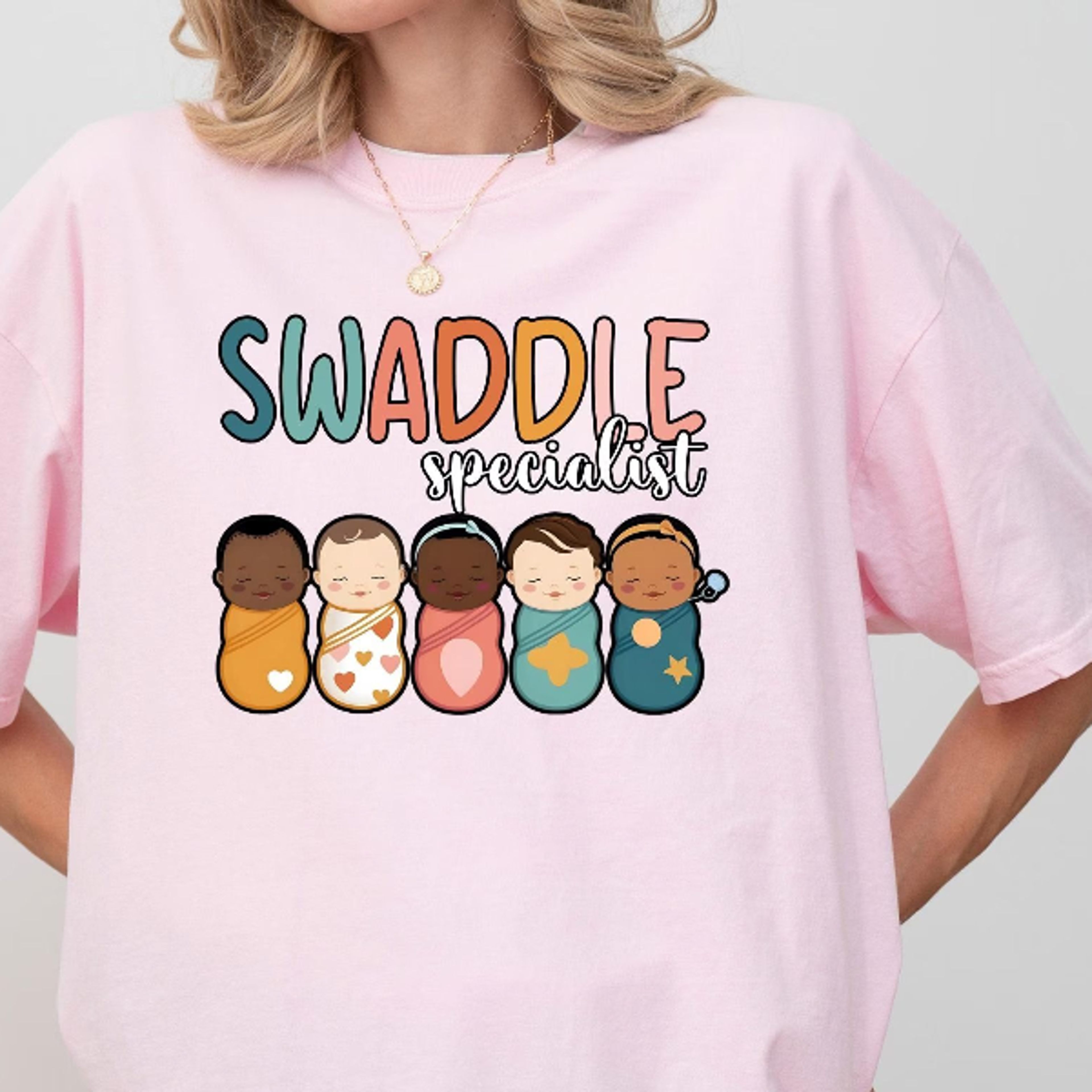 swaddle specialist t-shirt | labor and delivery nurse | nicu nurse gifts | nicu nurse gift | mother baby nurse shirt | n