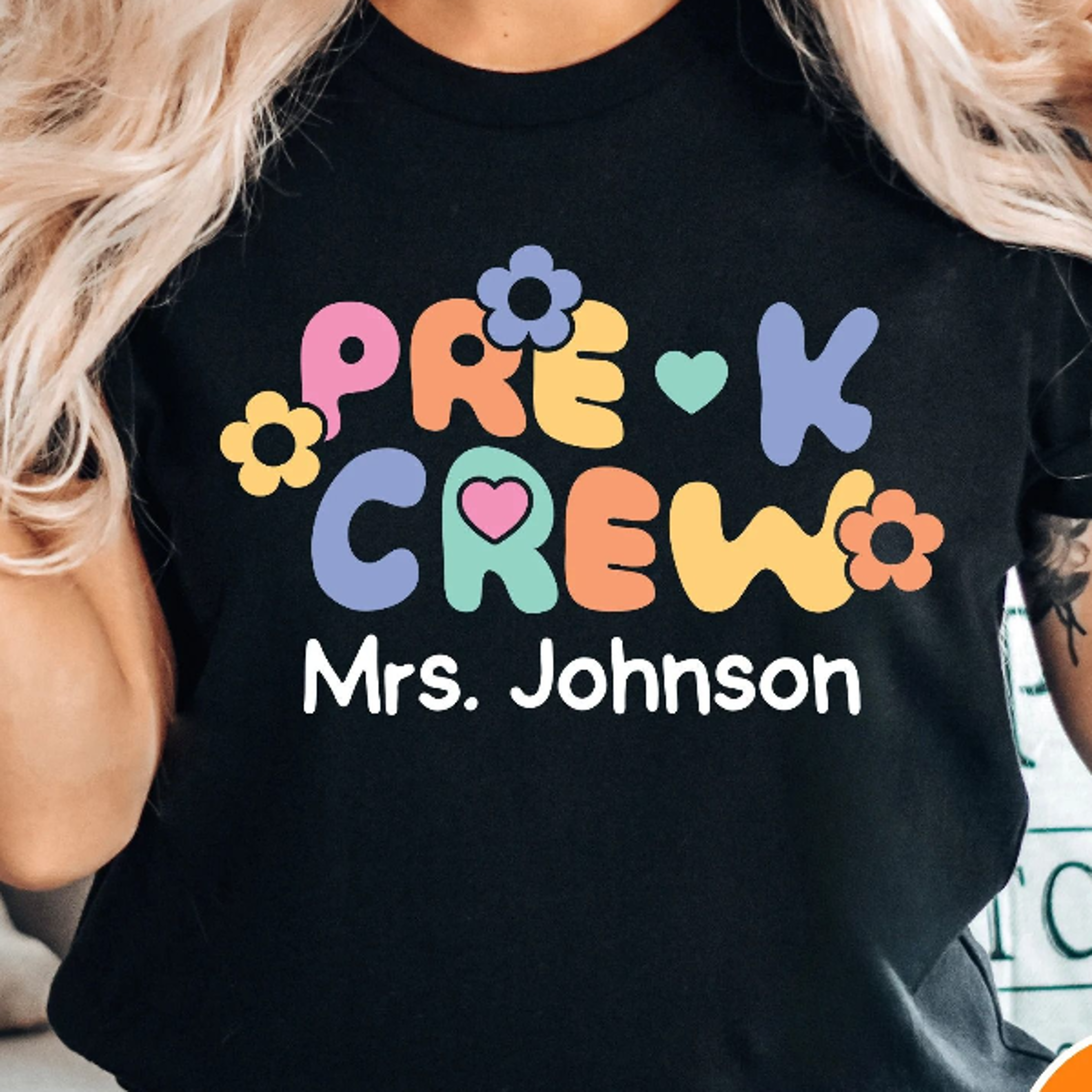 pre-k teacher t-shirt | custom pre-k shirt for teacher | pre k shirt for teacher gift | custom name pre k crew | persona