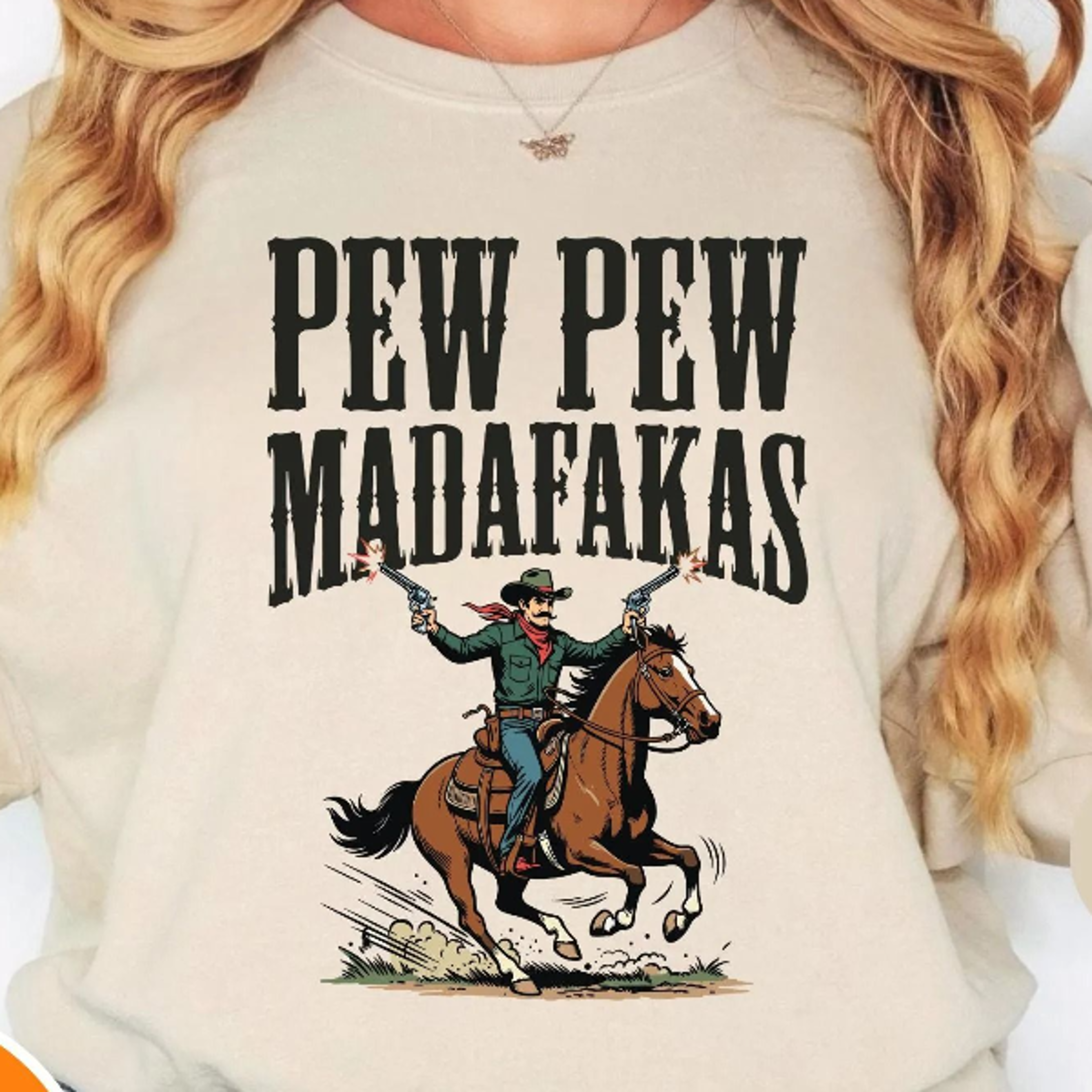 retro cowboy crewneck sweatshirt | funny western graphic sweater | vintage rodeo shirt | cowboy humor shirt | retro west