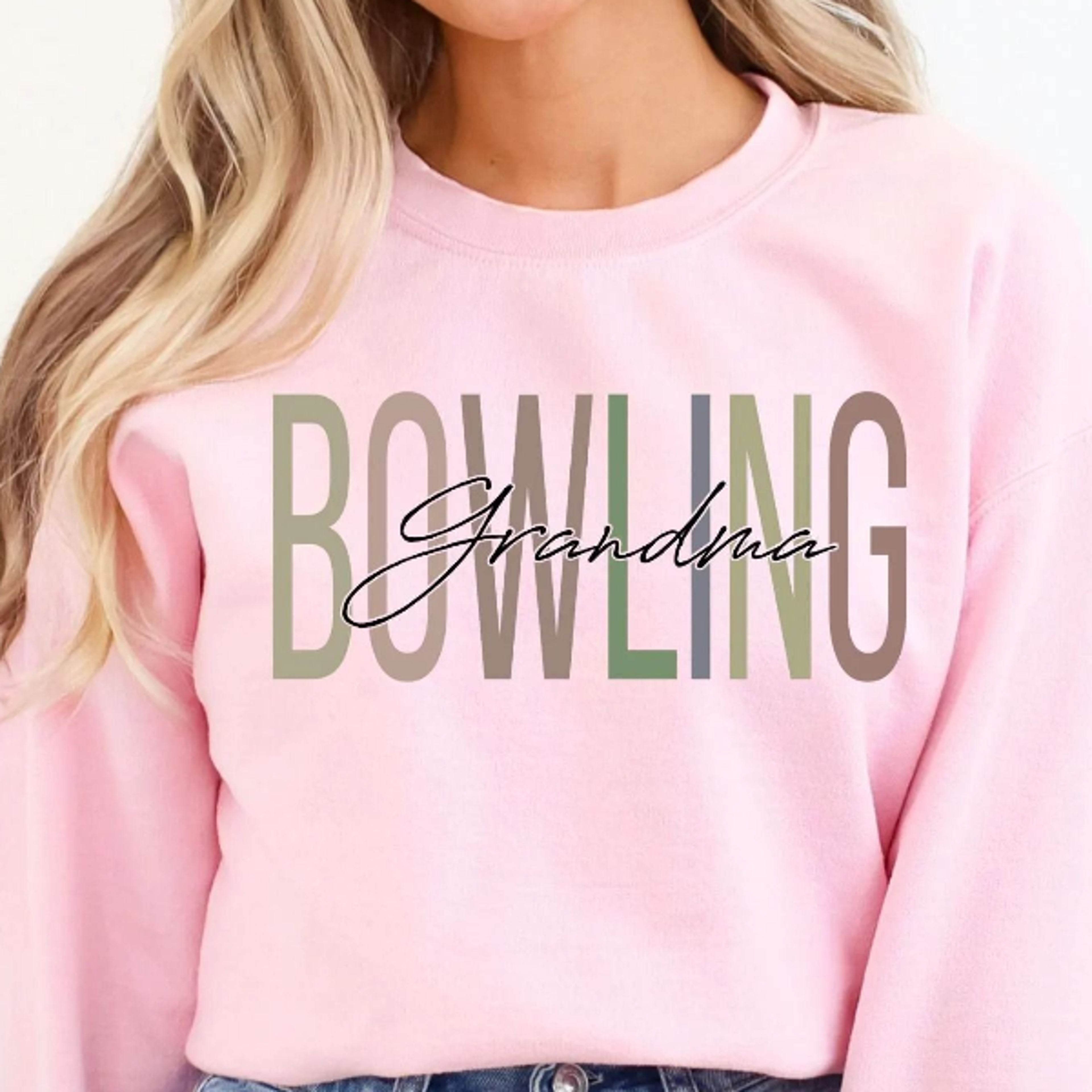 bowling grandma sweatshirt | bowling player gift | cute bowling shirt for grandma | cute bowling shirt | grandmother spo