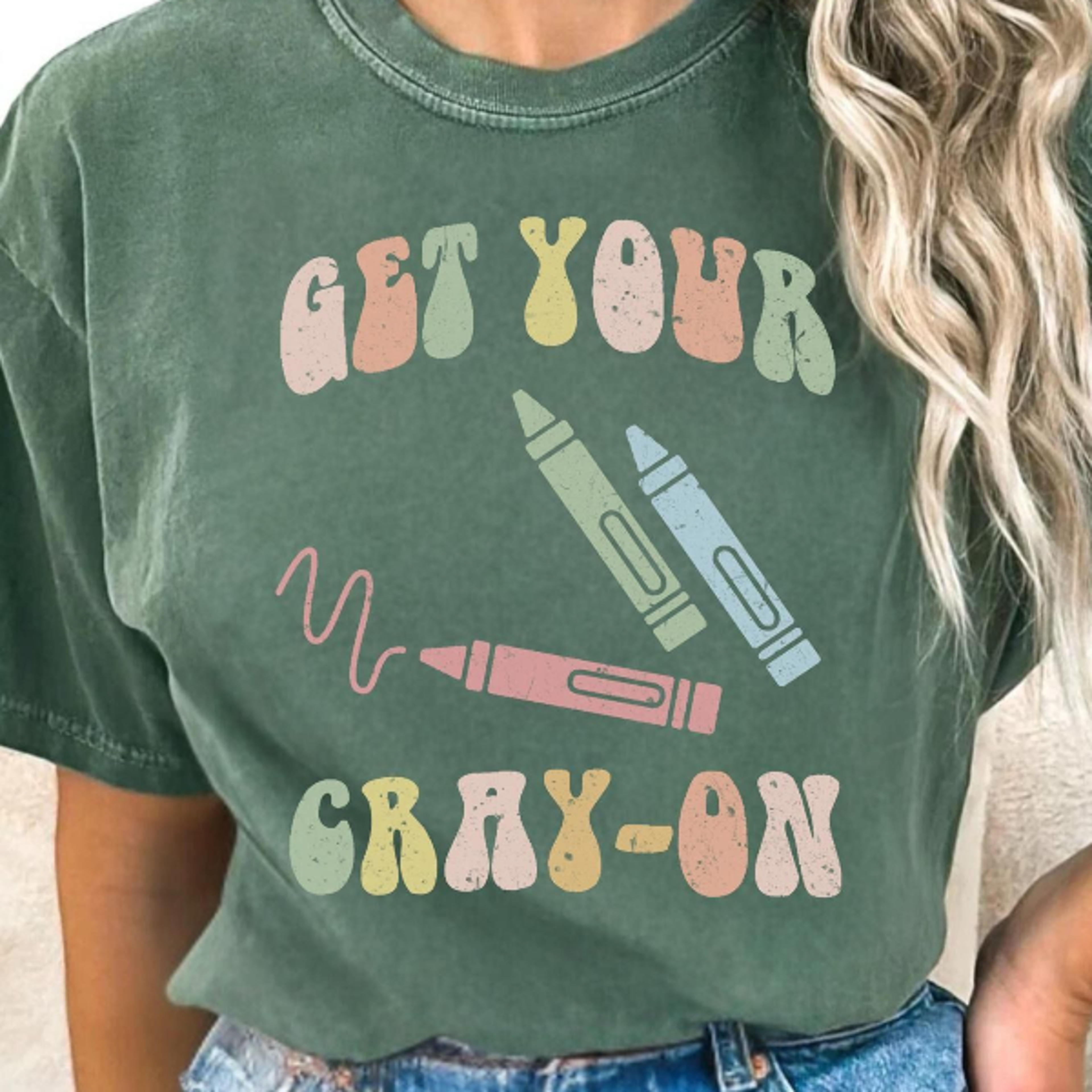 get your cray on t-shirt | back to school shirt | funny teacher shirt | pre k teacher shirt | teacher appreciation gift