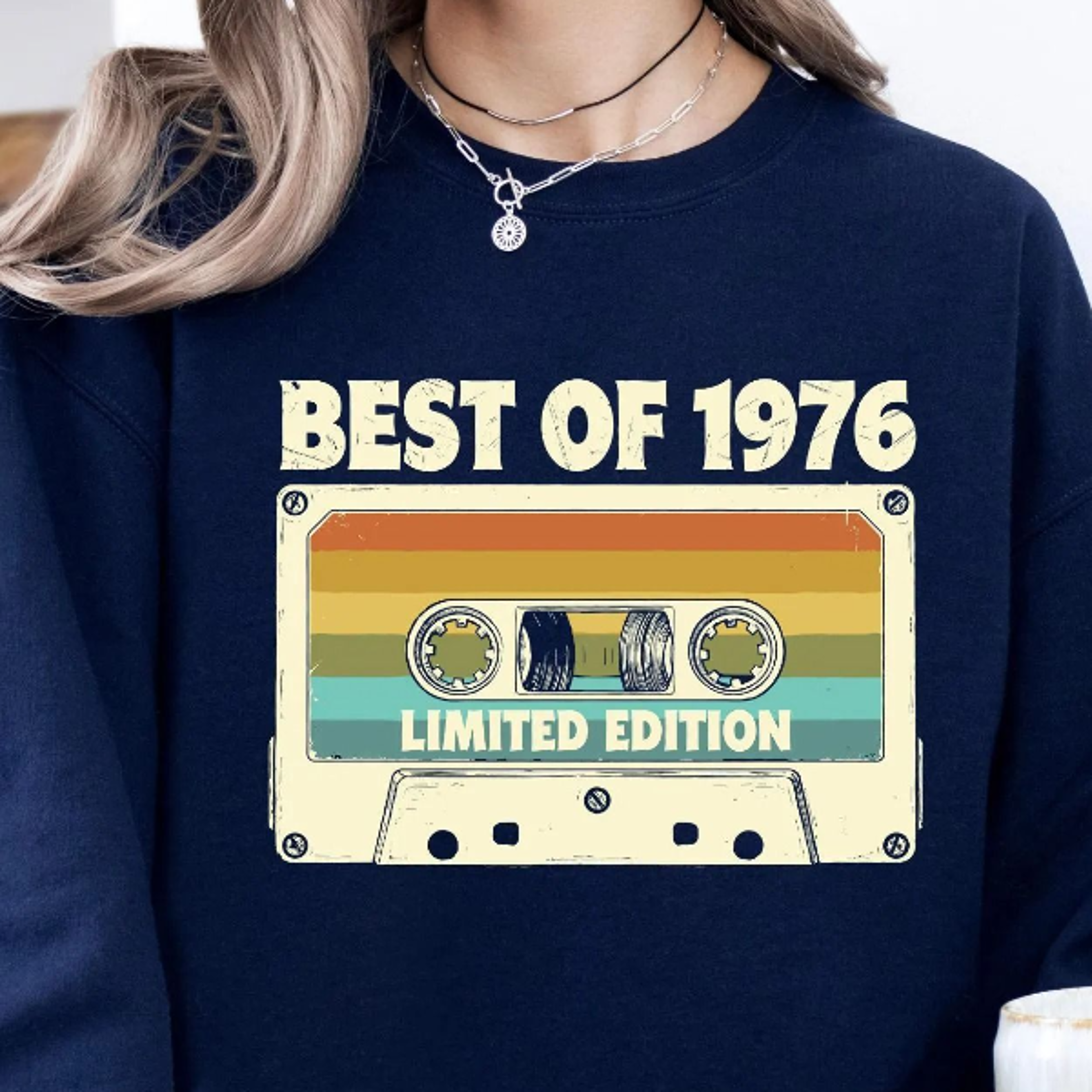 best of 1976 limited edition crewneck sweatshirt | vintage 50th birthday gift | retro 1976 graphic | 50 year