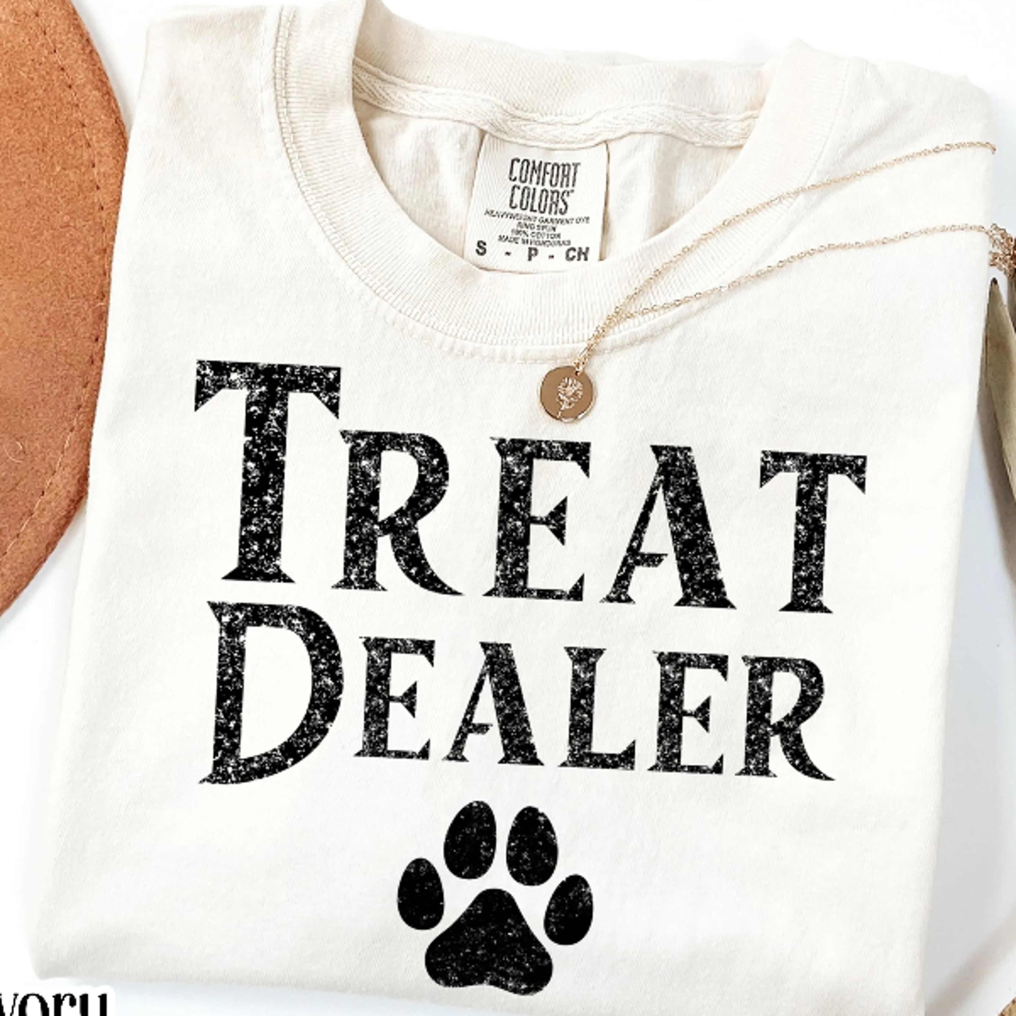 funny dog lover comfort colors shirt dog mom t-shirt treat dealer graphic tee