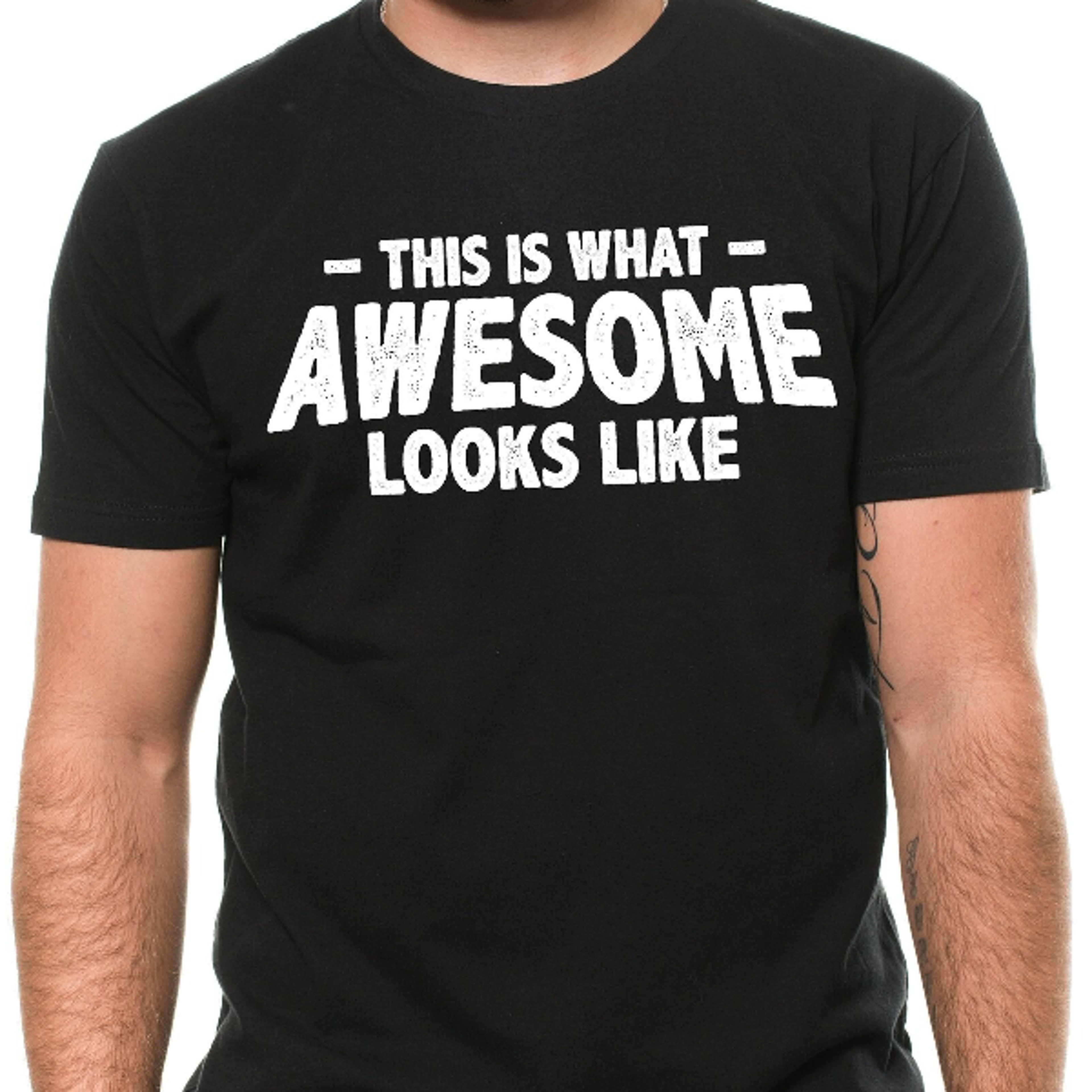 men's this is what awesome looks like t-shirt dad father papa husband gifts father's day birthday gift tee shirt