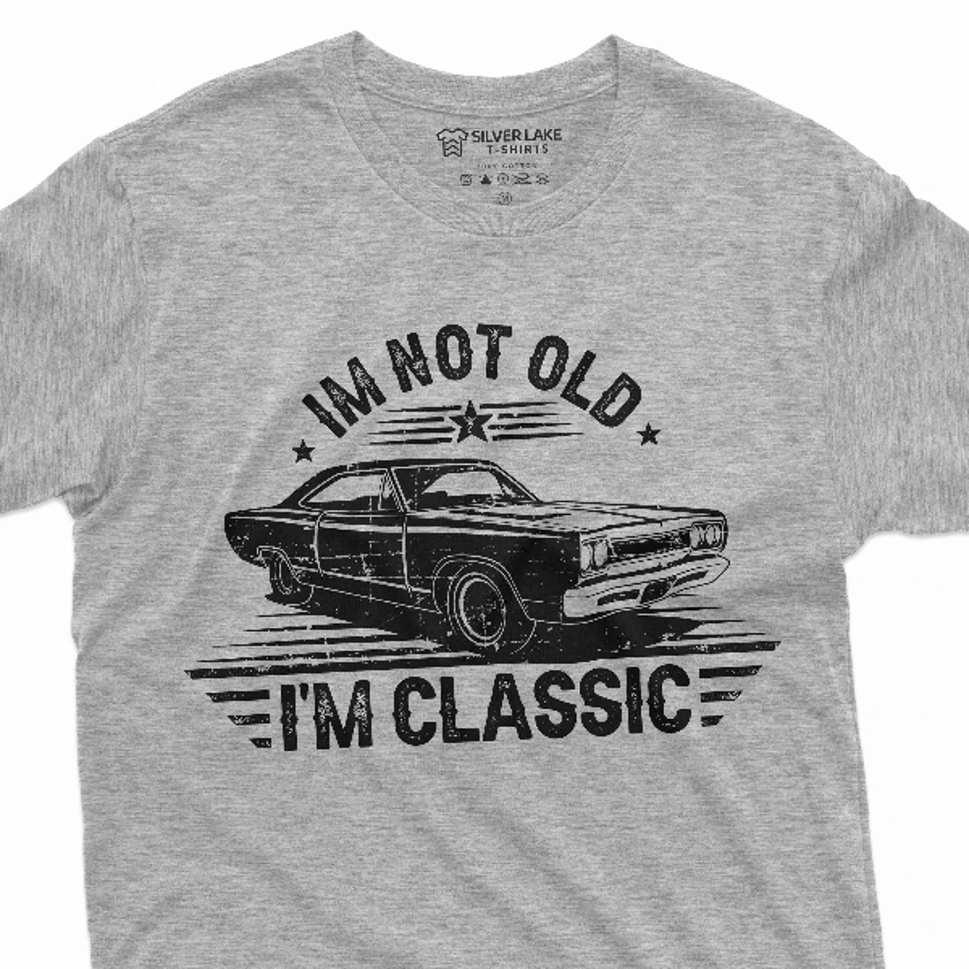 men's i am not old i am classic papa grandpa dad shirt father's day birthday gift tee shirt classic car husband gift shi